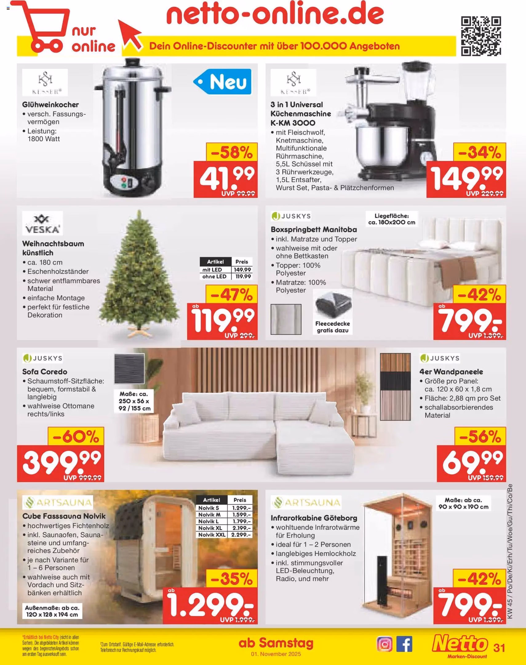 Netto Marken-Discount Prospekt - Gültiger Prospekt ab 03.11.2025, Seite 35 von insgesamt 63 Netto Marken-Discount Prospekt - Gültiger Prospekt ab 03.11.2025, Seite 35 von insgesamt 63