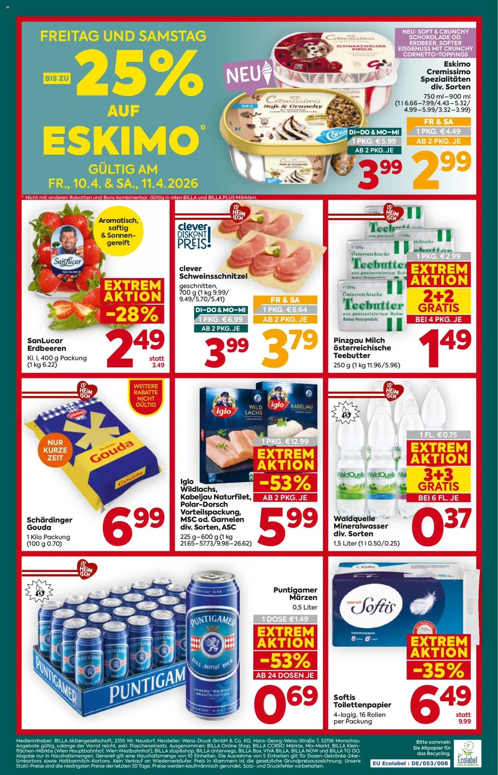 Billa Plus Flugblatt - Gültiger Prospekt ab 07.04.2026, Seite 16 von insgesamt 16