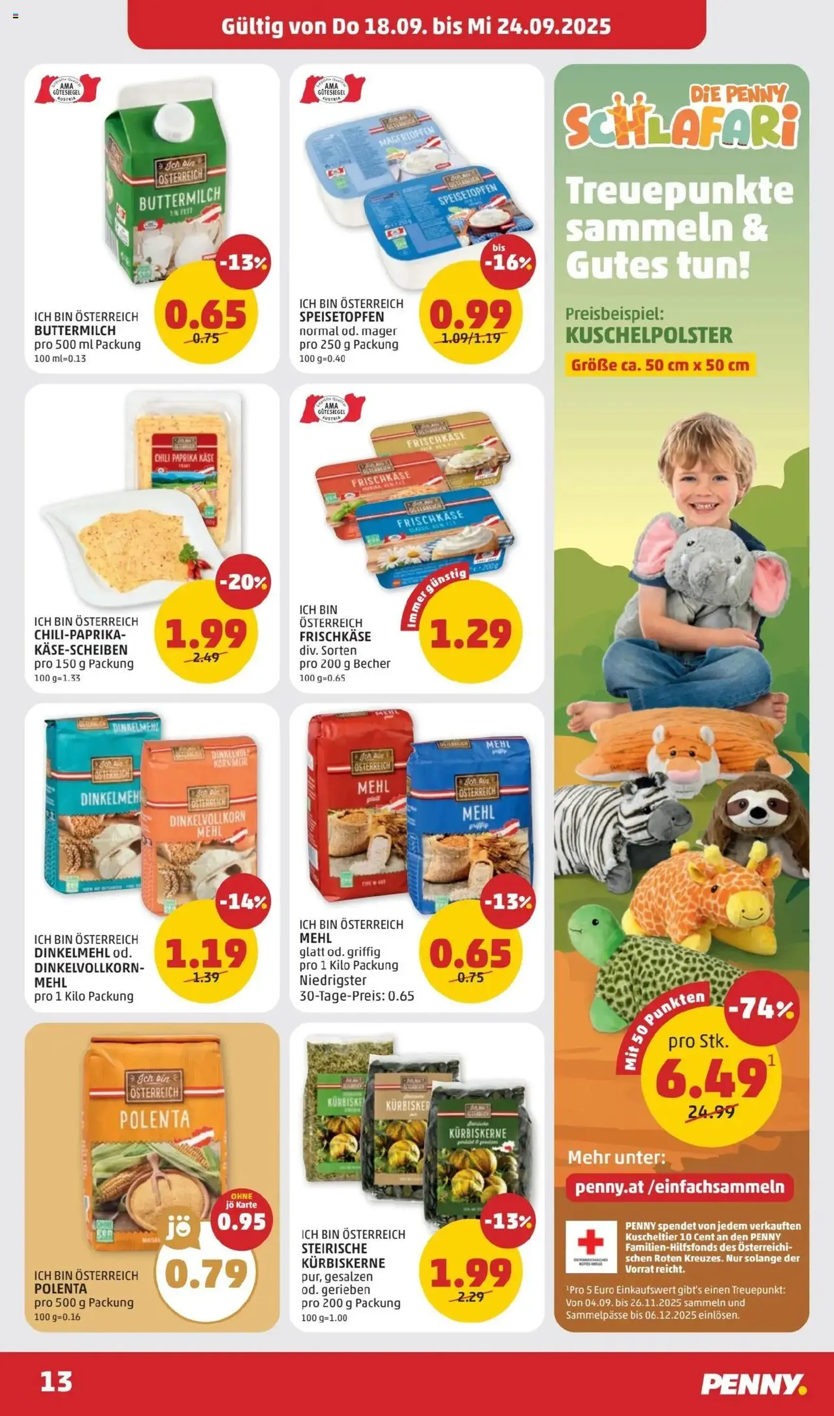 Penny Markt Flugblatt - Gültiger Prospekt ab 18.09.2025, Seite 13 von insgesamt 32