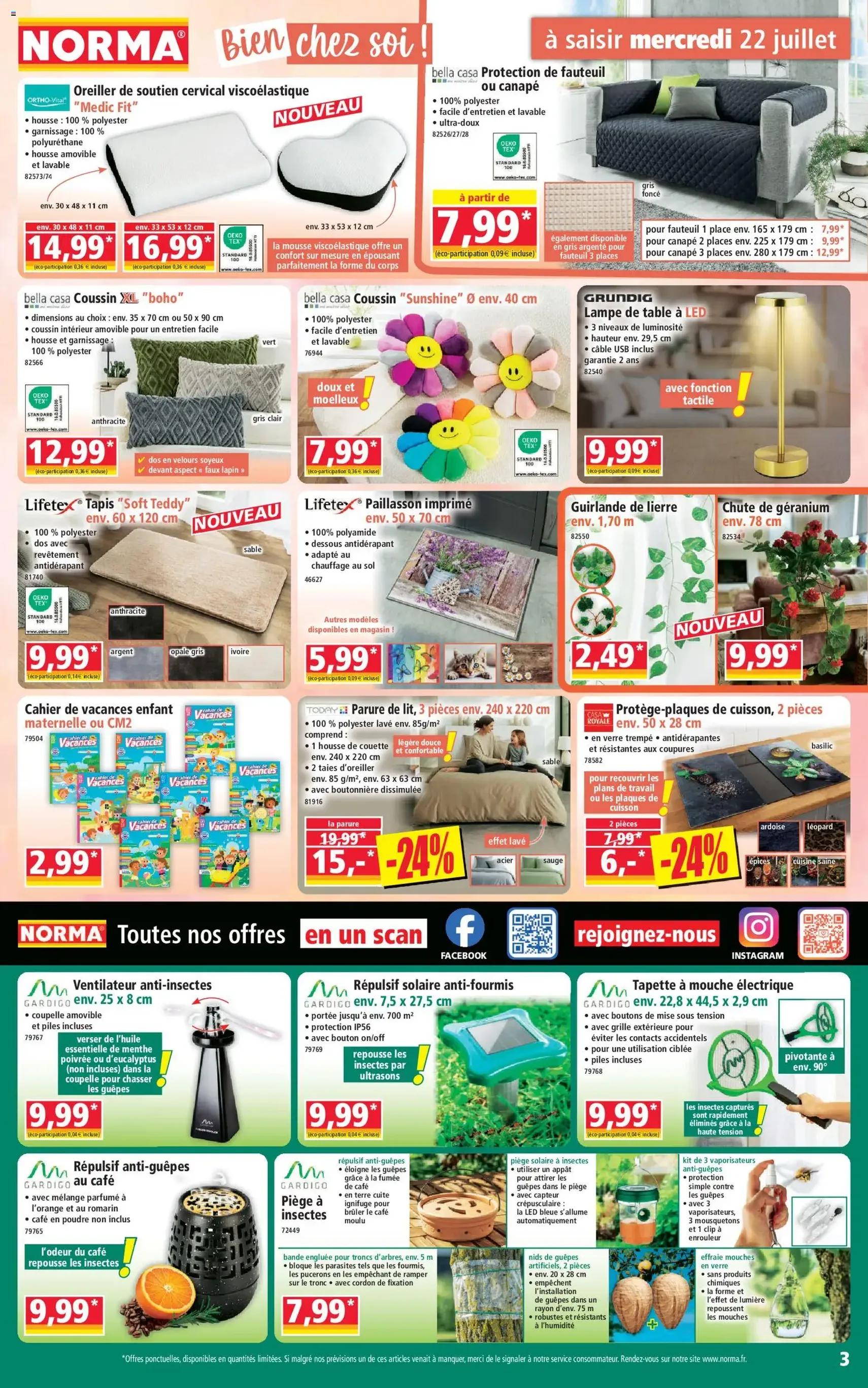 Norma catalogue - brochure valable à partir du 22/07/2026, page 3 sur 12
