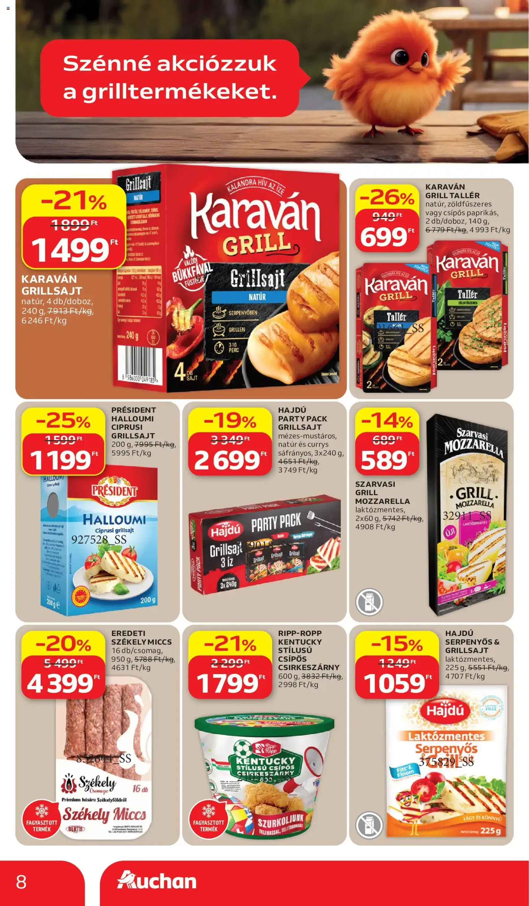 Auchan akciós újság - 2026.06.11. érvényes szórólap 8 oldal 46 oldalból