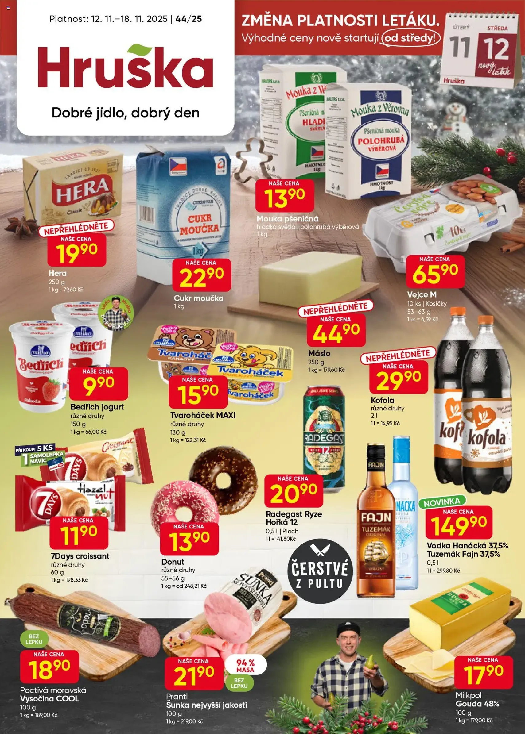 Hruška leták - platný leták od 12.11.2025 strana 1 z 12