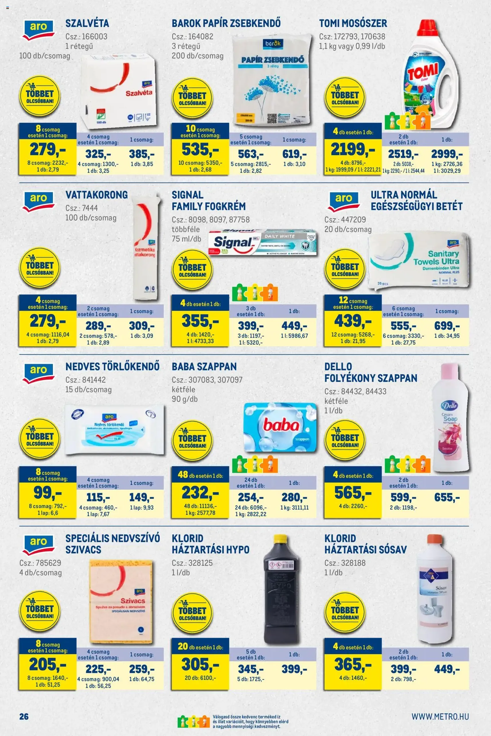 Metro Akciós újság - 2026.03.01. érvényes szórólap 26 oldal 28 oldalból