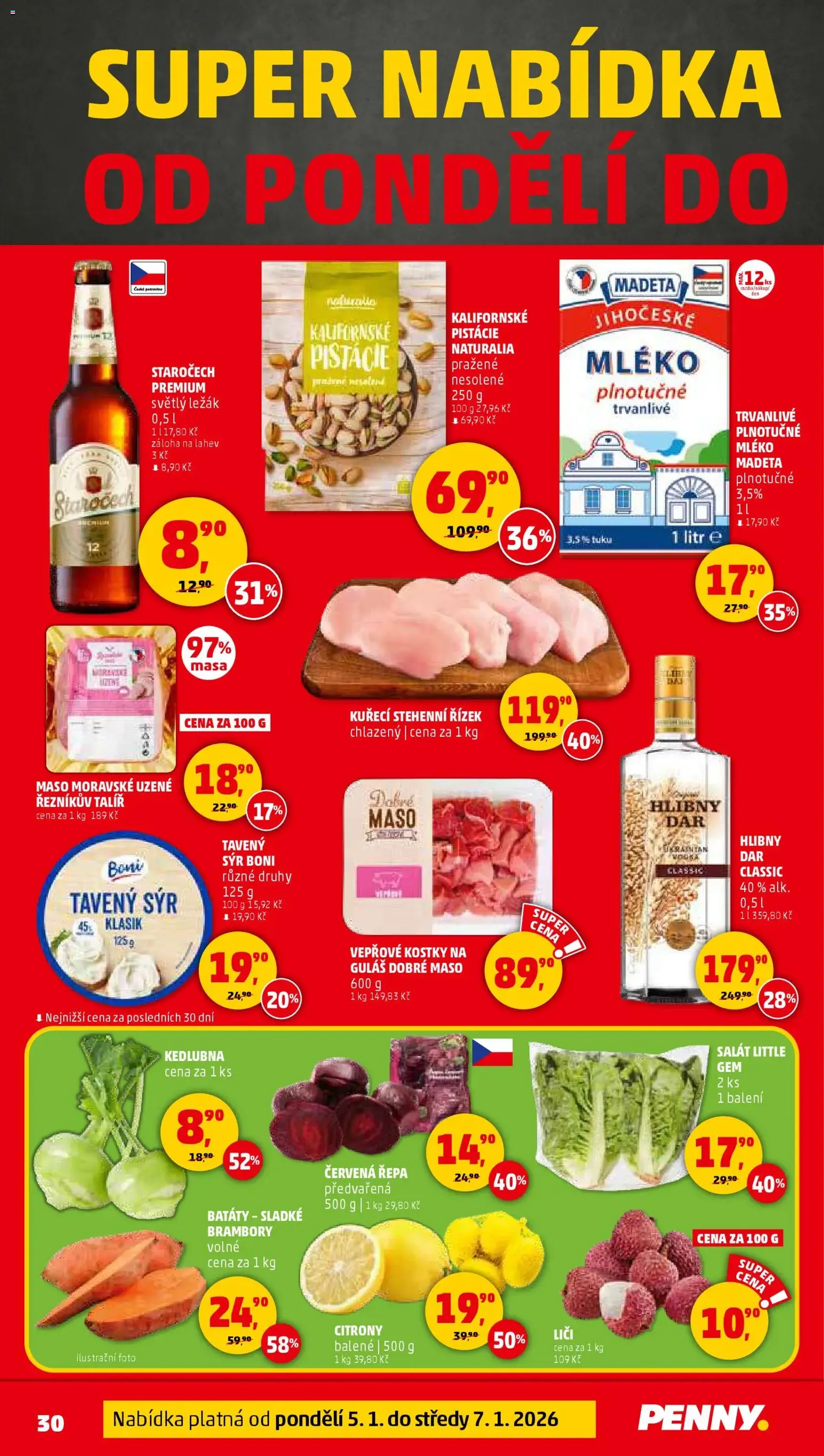 Penny Market leták - Čtvrtečník - platný leták od 02.01.2026 strana 30 z 32