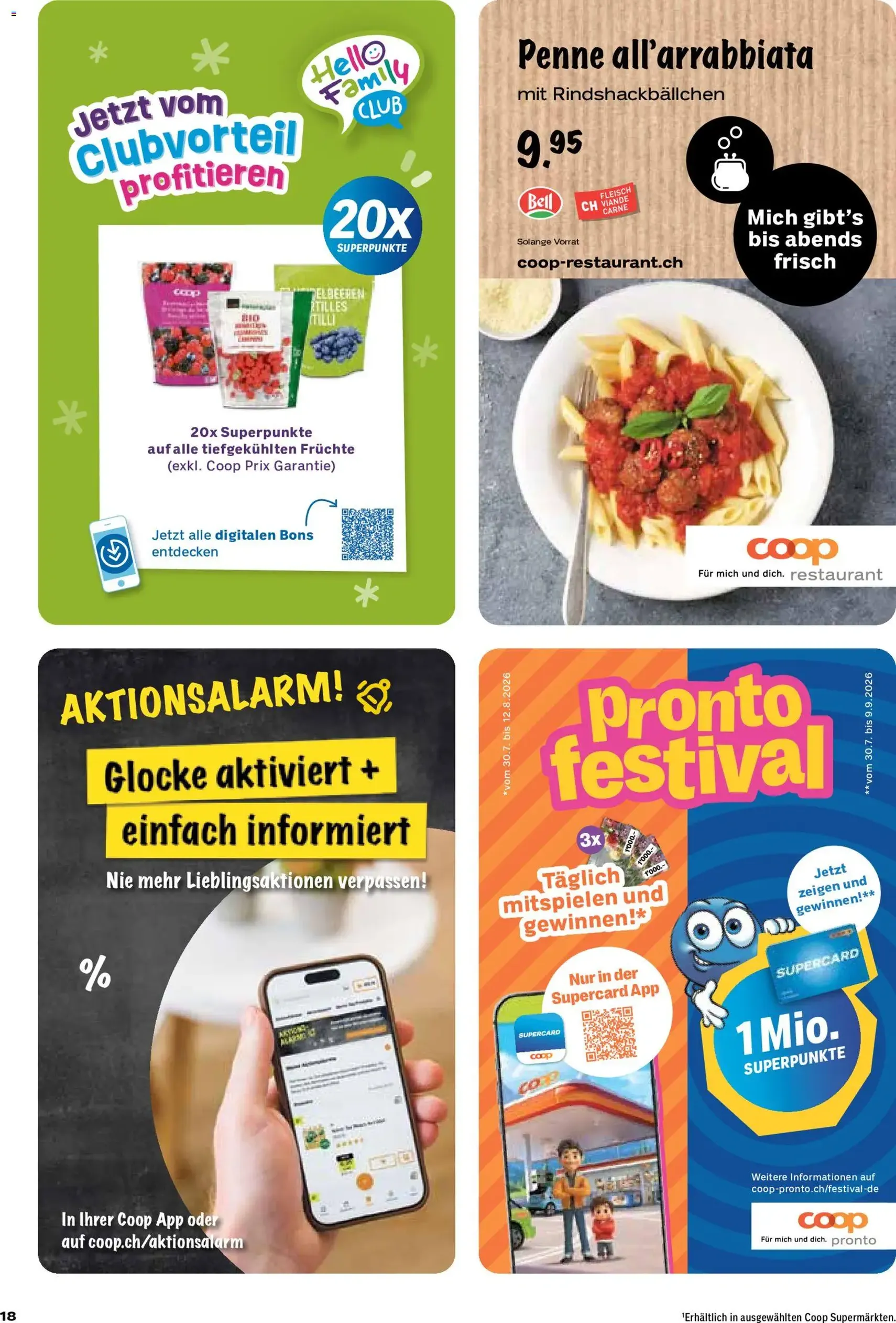Coop aktionen - Gültiger Prospekt ab 30.07.2026, Seite 18 von insgesamt 24
