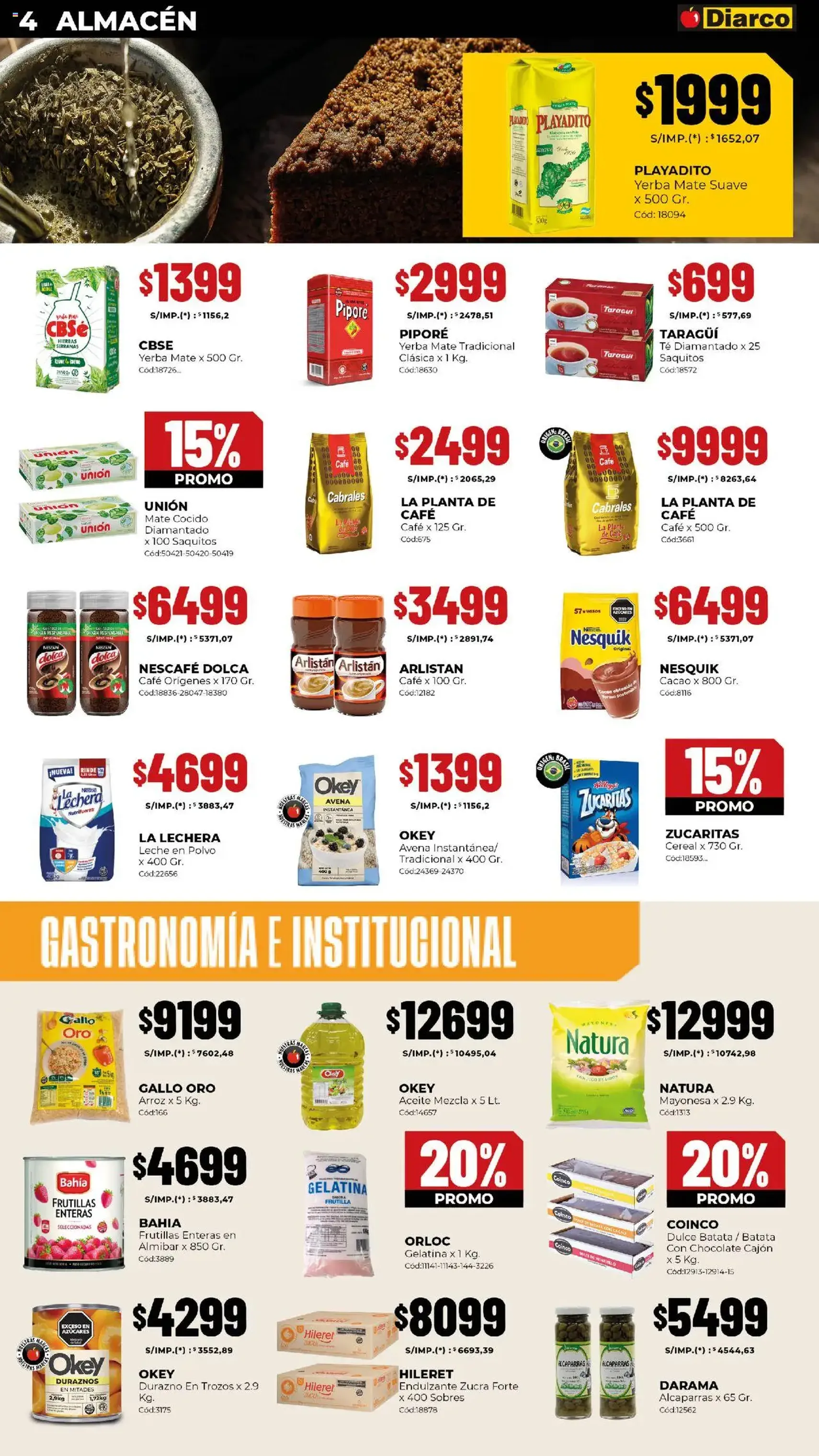 Diarco ofertas - folleto válido desde 13/10/2025 página 4 de 22 Diarco ofertas - folleto válido desde 13/10/2025 página 4 de 22