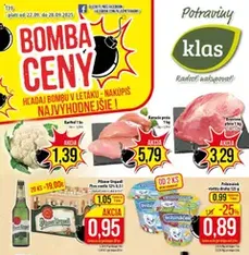 Klas leták - náhľad letáku platný od 22.09.2025