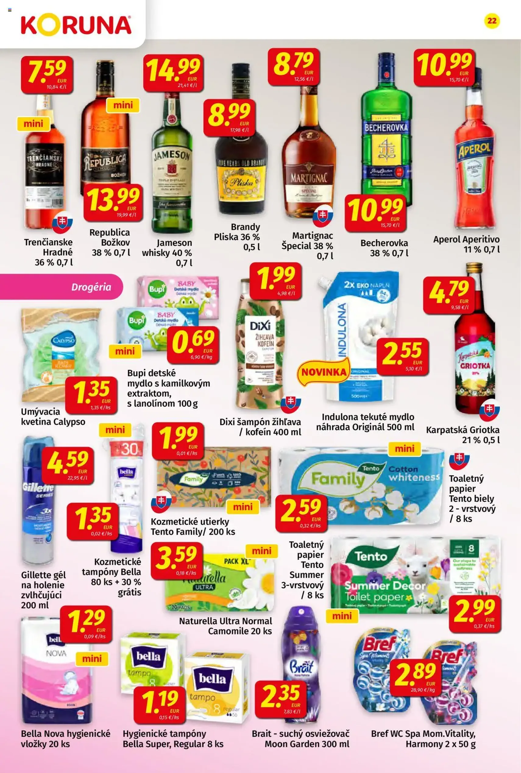 Koruna leták - platný leták od 01.08.2025 strana 22 z 24 Koruna leták - platný leták od 01.08.2025 strana 22 z 24