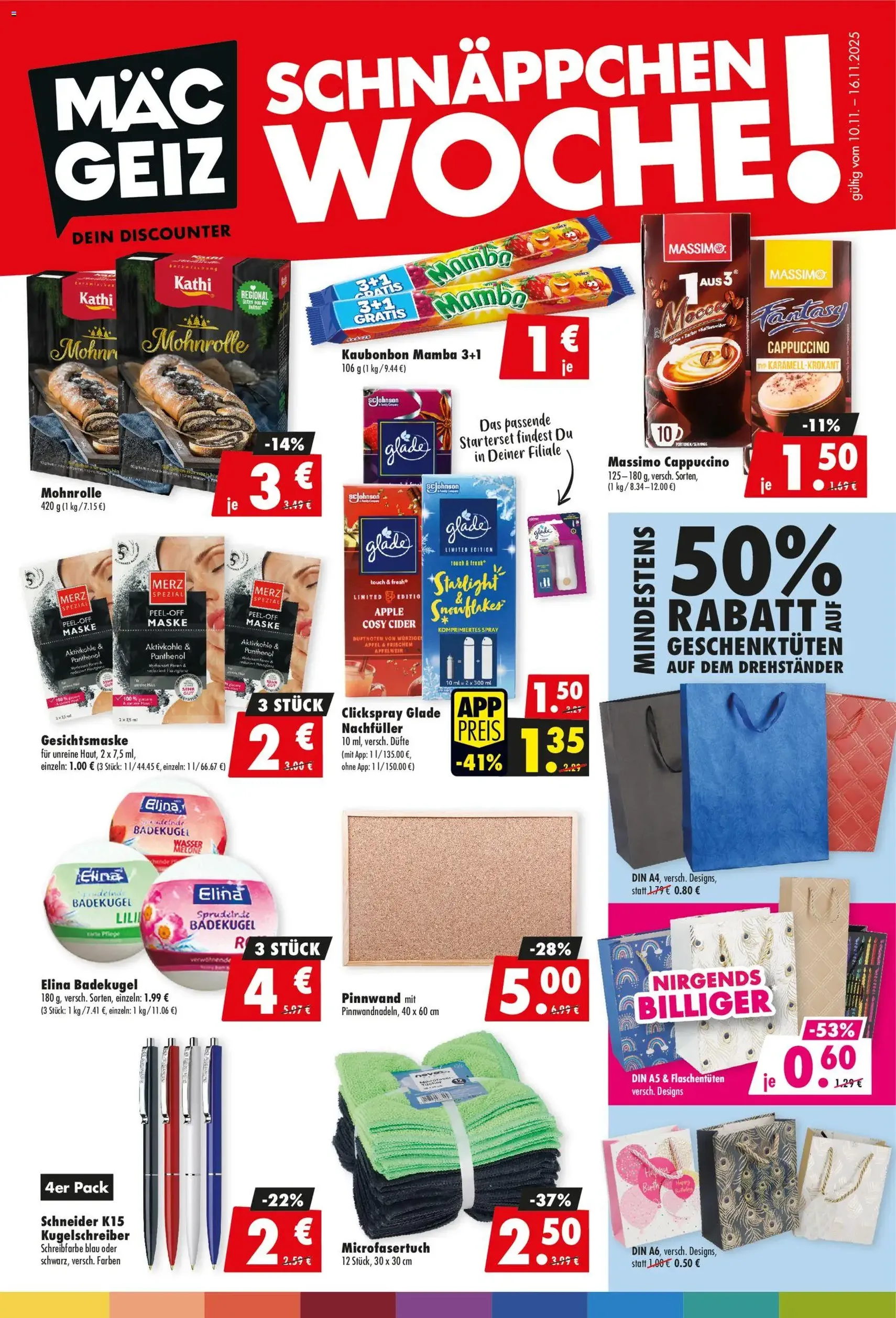 Mäc Geiz Prospekt - Gültiger Prospekt ab 10.11.2025, Seite 1 von insgesamt 2