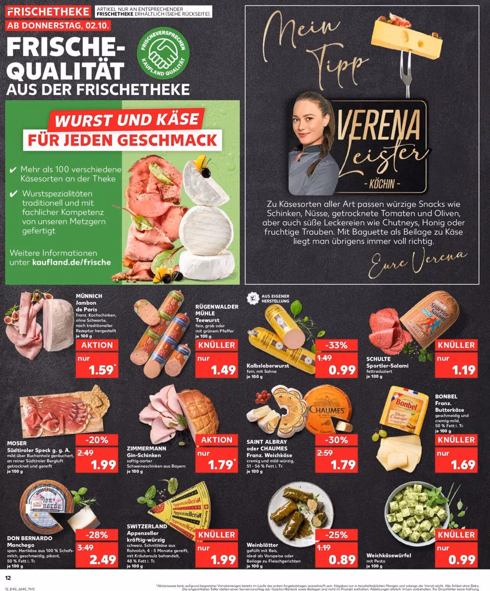 Kaufland Prospekt - Gültiger Prospekt ab 02.10.2025, Seite 12 von insgesamt 34