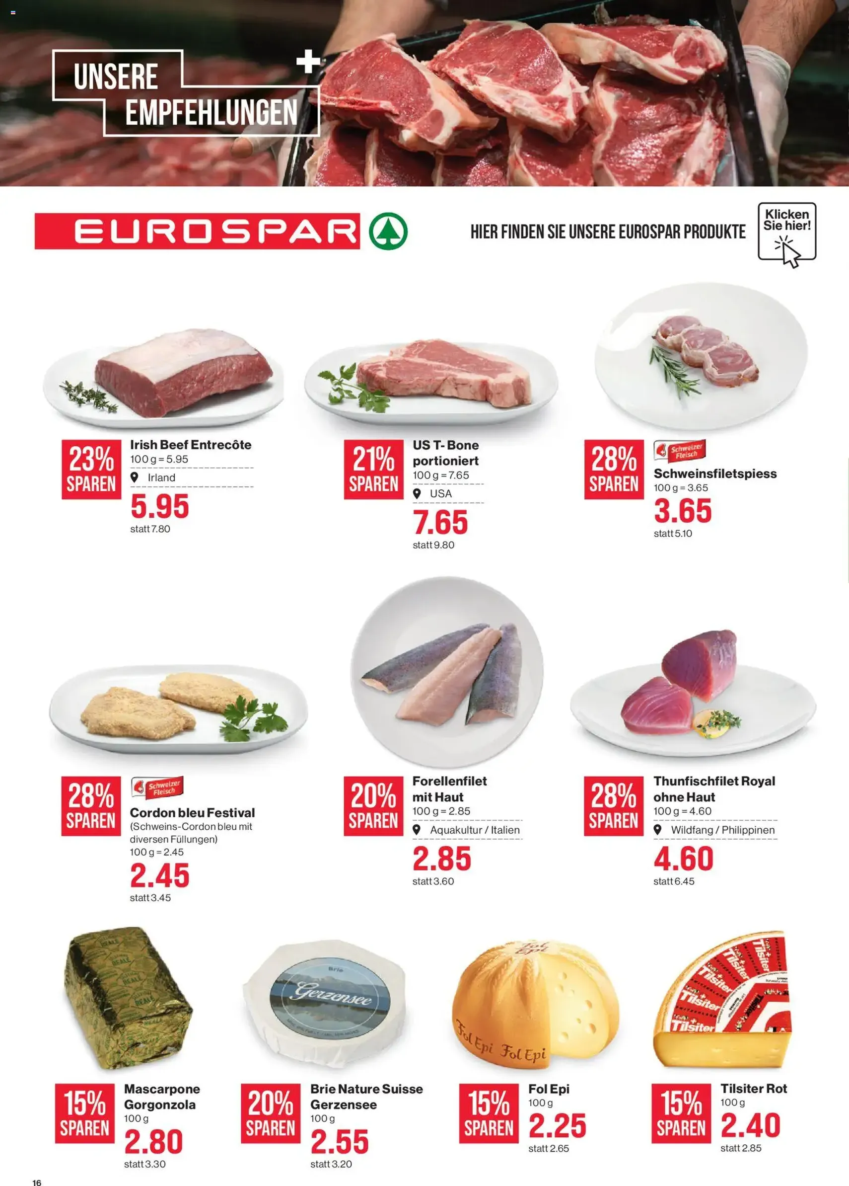 SPAR aktionen - Gültiger Prospekt ab 23.04.2026, Seite 16 von insgesamt 20