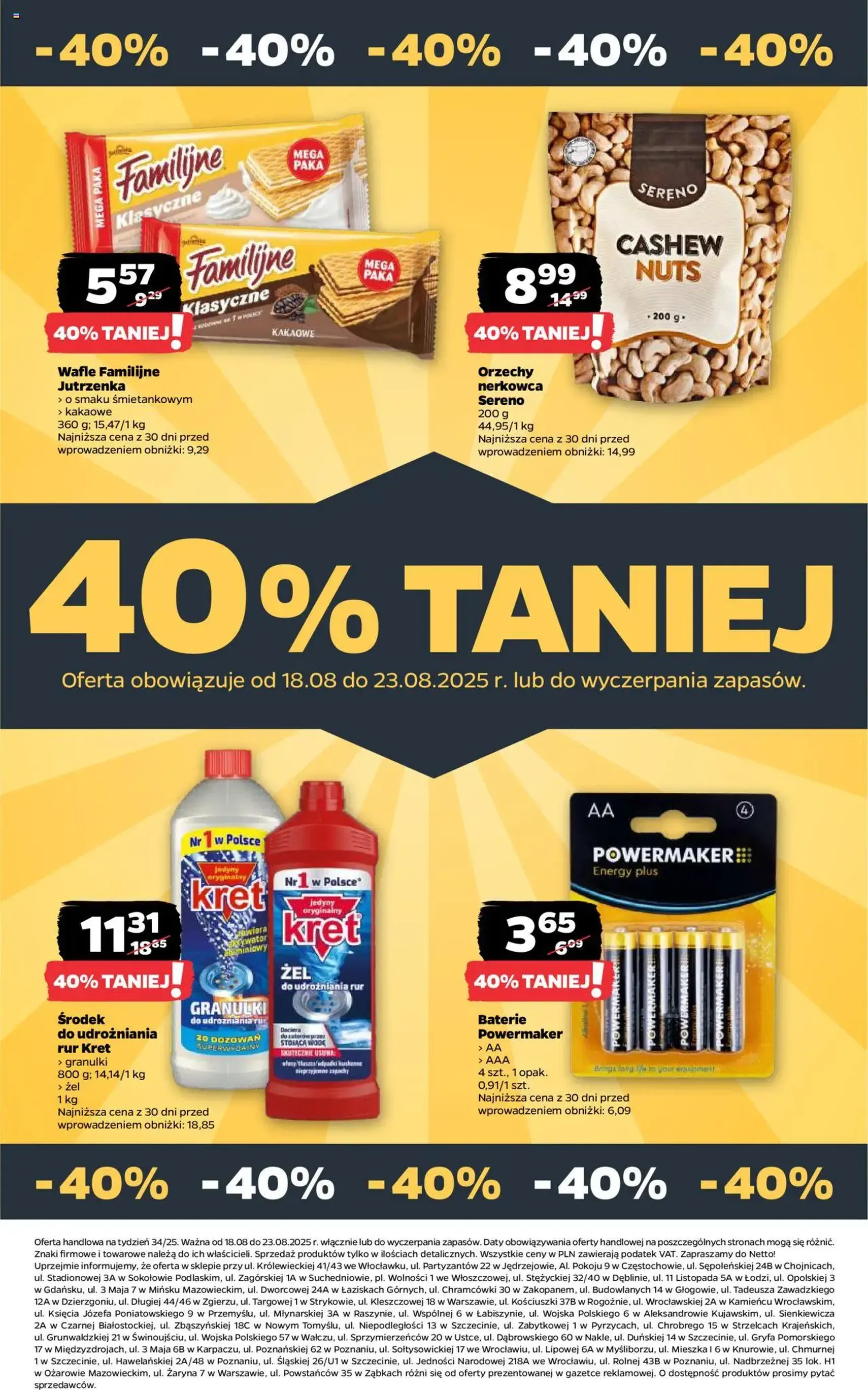 Netto gazetka - Spożywcza - ważny gazetka od 18.08.2025 strona 26 z 27 Netto gazetka - Spożywcza - ważny gazetka od 18.08.2025 strona 26 z 27
