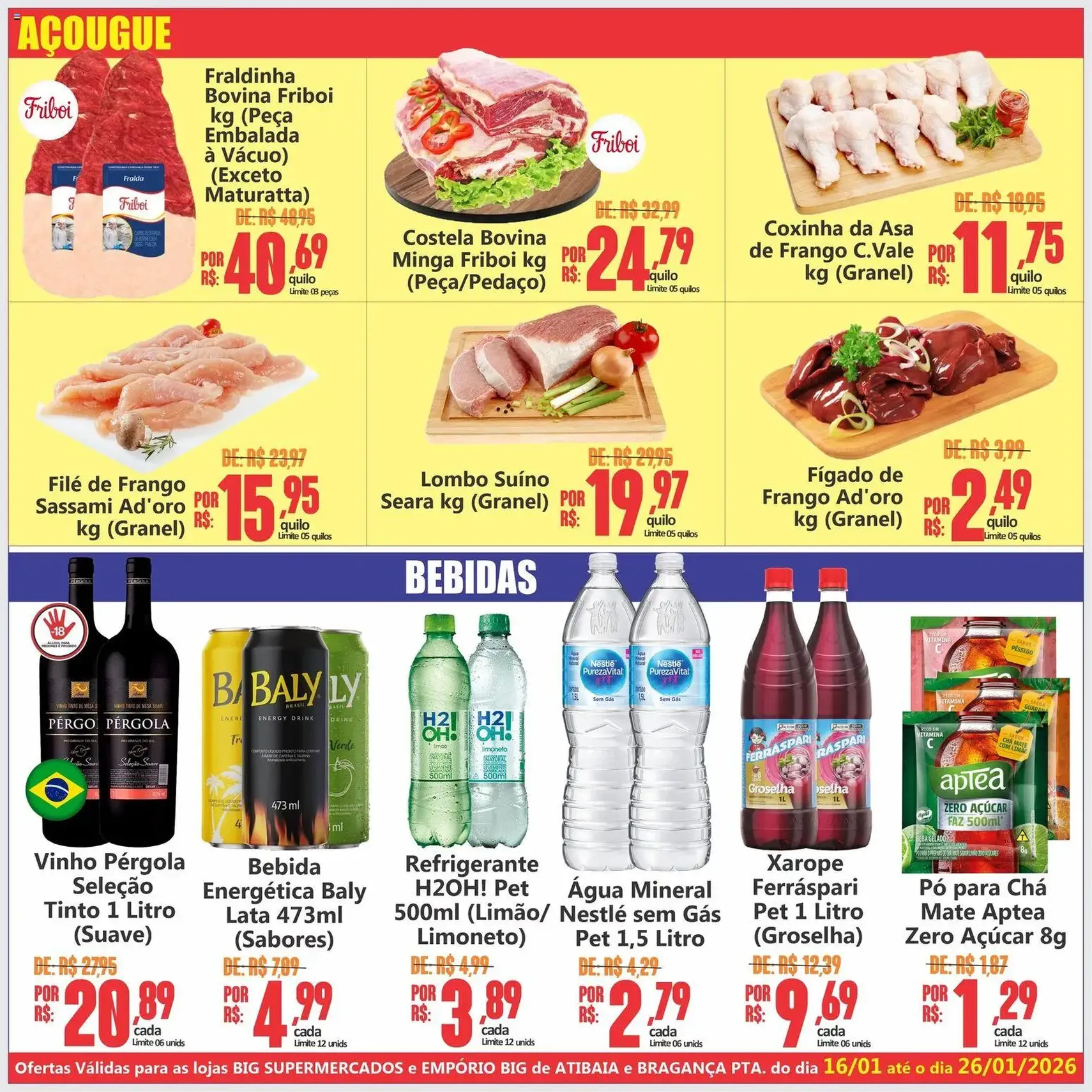 Big Supermercados - Ofertas da semana - folheto válido a partir de 16/01/2026 página 3 de 6