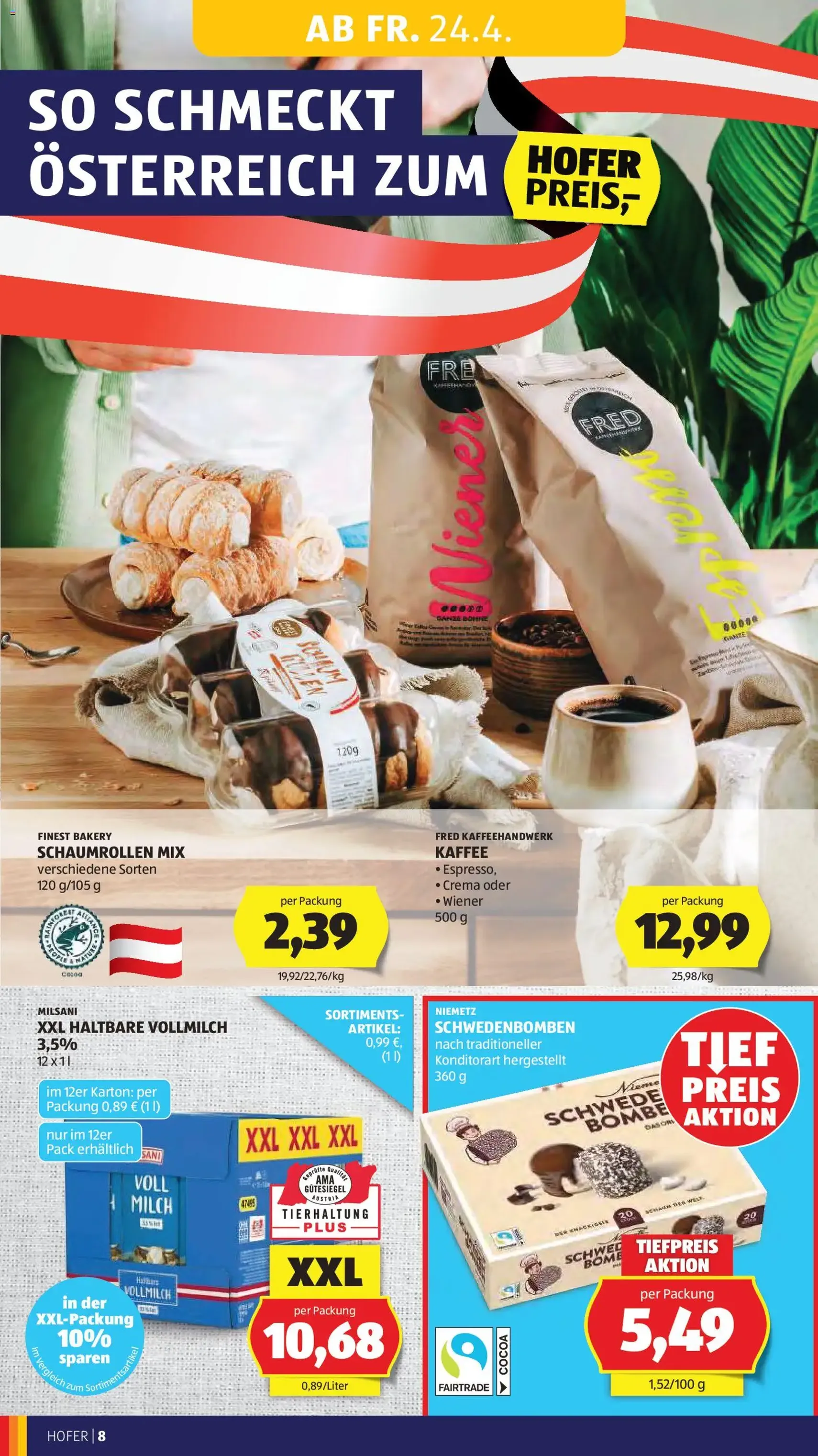 Hofer Flugblatt - Gültiger Prospekt ab 22.04.2026, Seite 10 von insgesamt 41