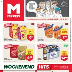 MPREIS Flugblatt - Prospekt Vorschau gültig ab 09.10.2025
