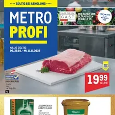 Metro angebote Profi - Prospekt Vorschau gültig ab 29.10.2026