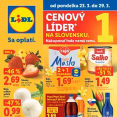 Lidl leták - náhľad letáku platný od 23.03.2026