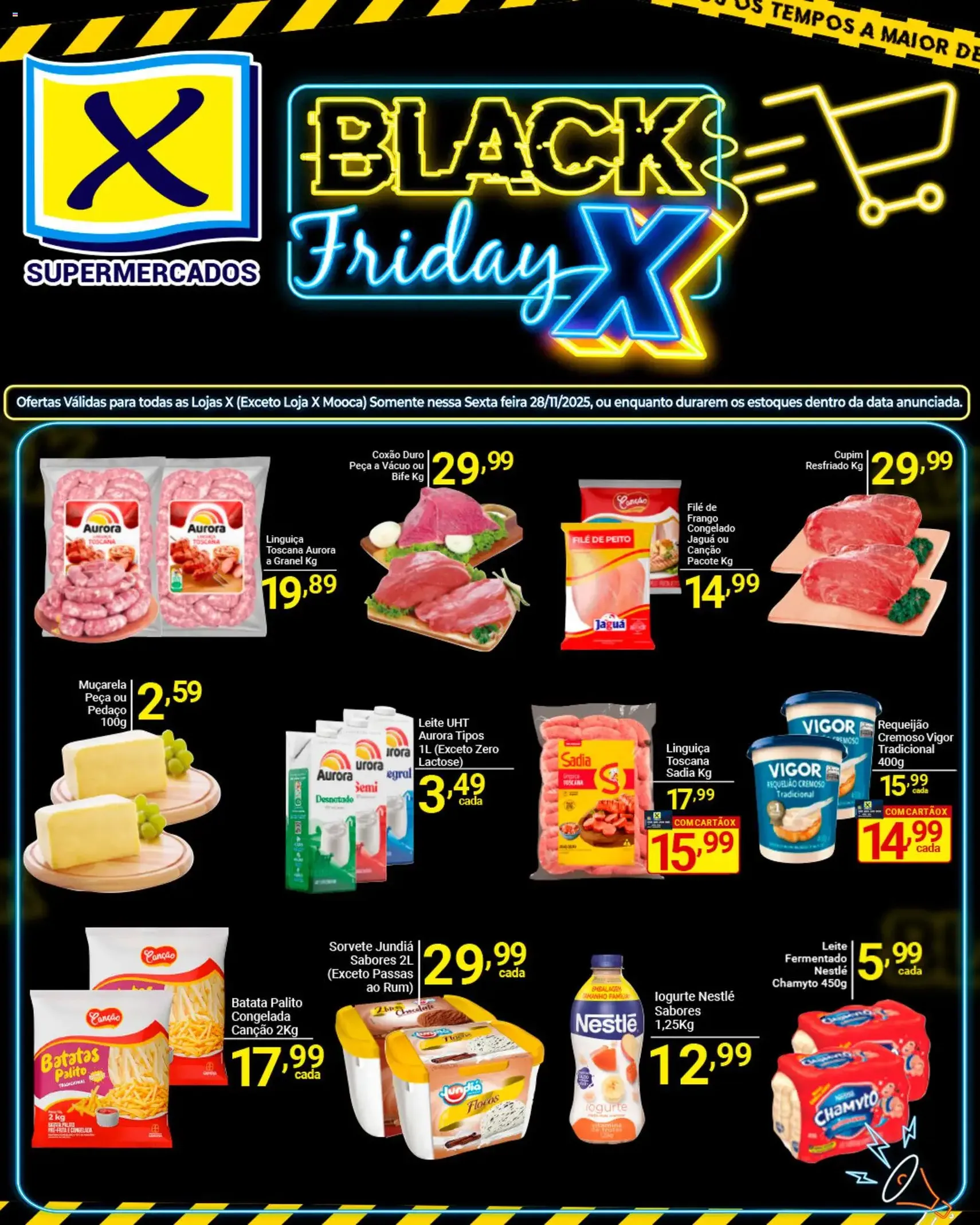X Supermercados Black Friday - folheto válido a partir de 28/11/2025 página 1 de 6