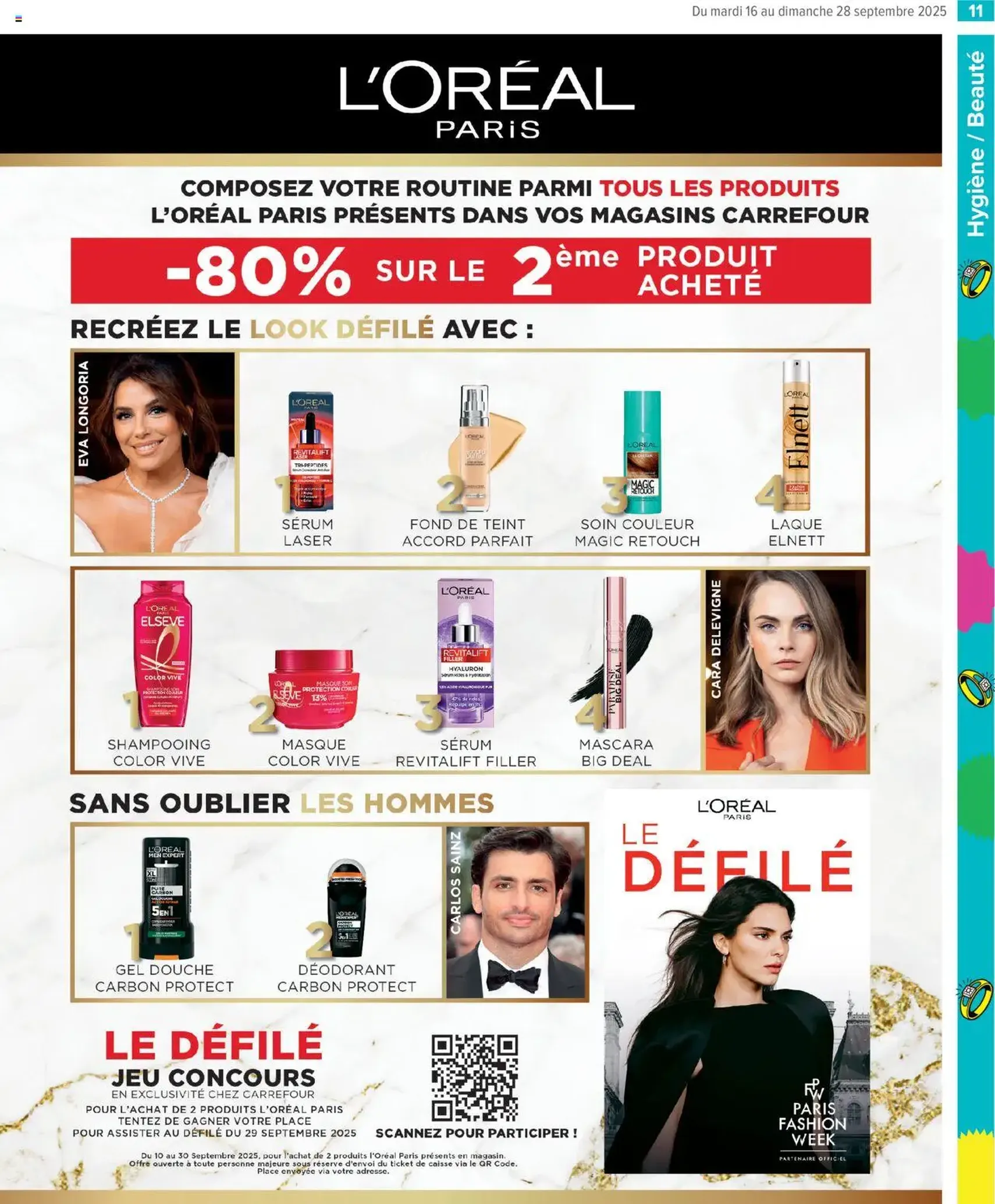Carrefour Market catalogue le mois monopoly 80% sur le 2ème - brochure valable à partir du 16/09/2025, page 13 sur 18 Carrefour Market catalogue le mois monopoly 80% sur le 2ème - brochure valable à partir du 16/09/2025, page 13 sur 18
