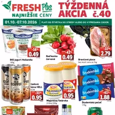 Fresh leták - náhľad letáku platný od 01.10.2026