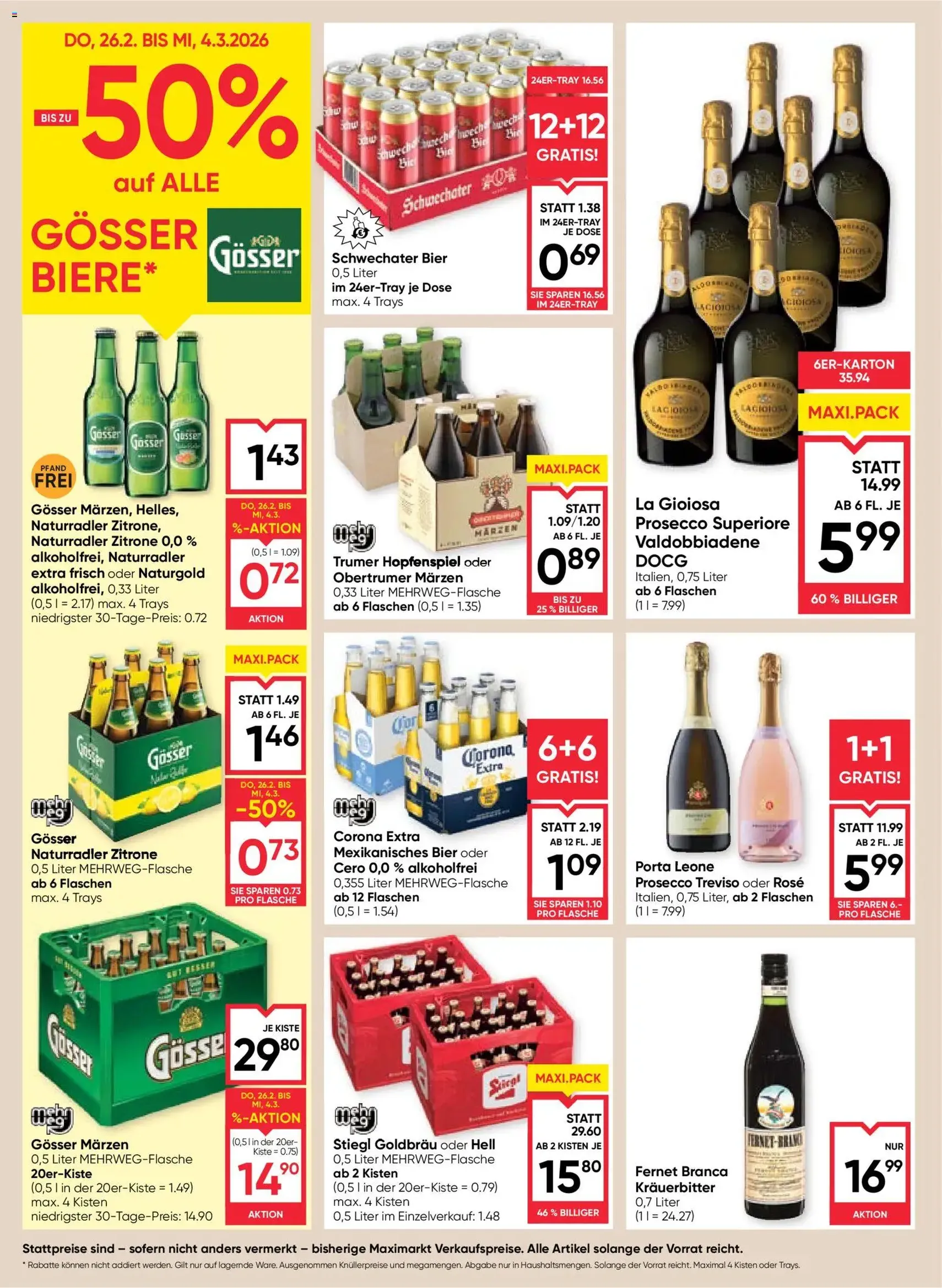 Maximarkt Flugblatt - Gültiger Prospekt ab 26.02.2026, Seite 14 von insgesamt 24