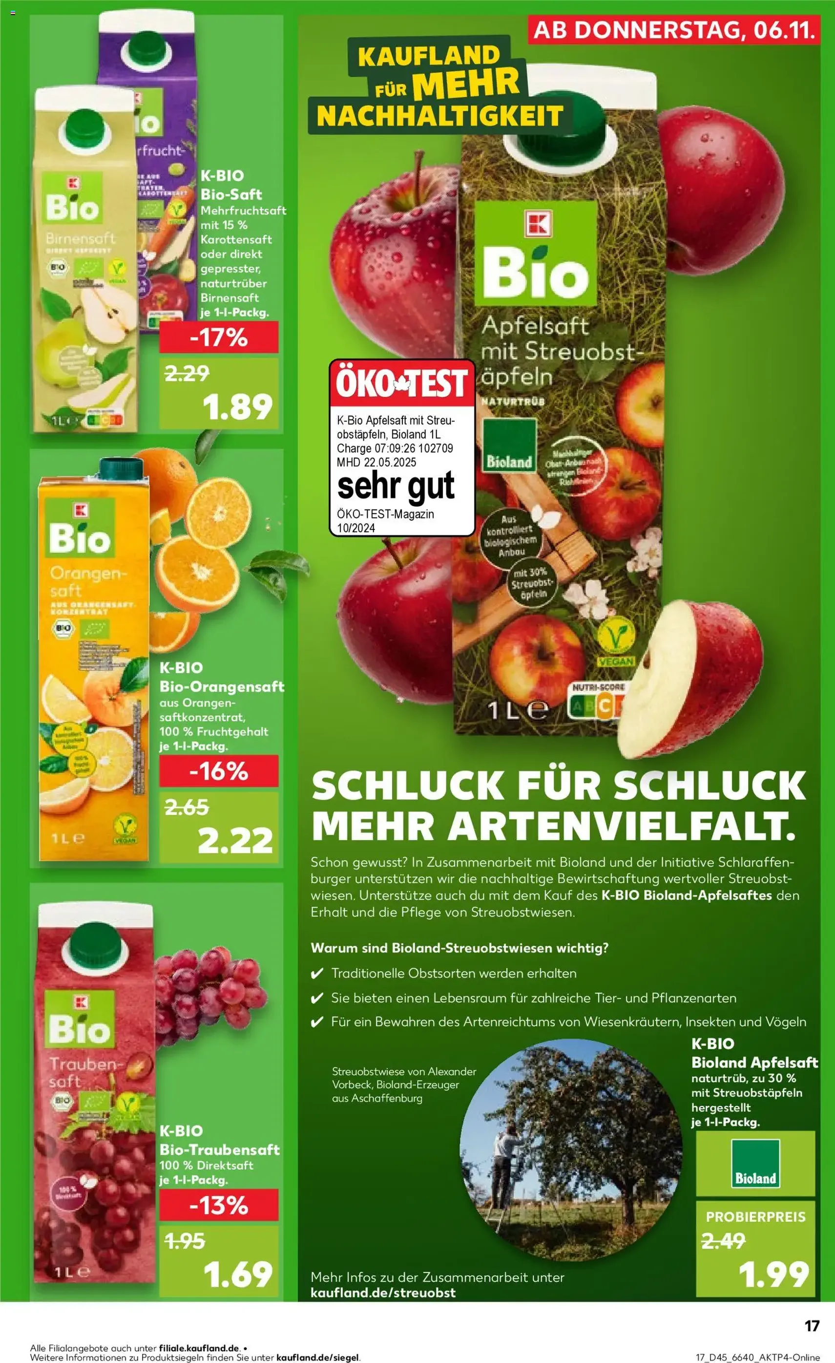Kaufland Prospekt - Gültiger Prospekt ab 06.11.2025, Seite 17 von insgesamt 64