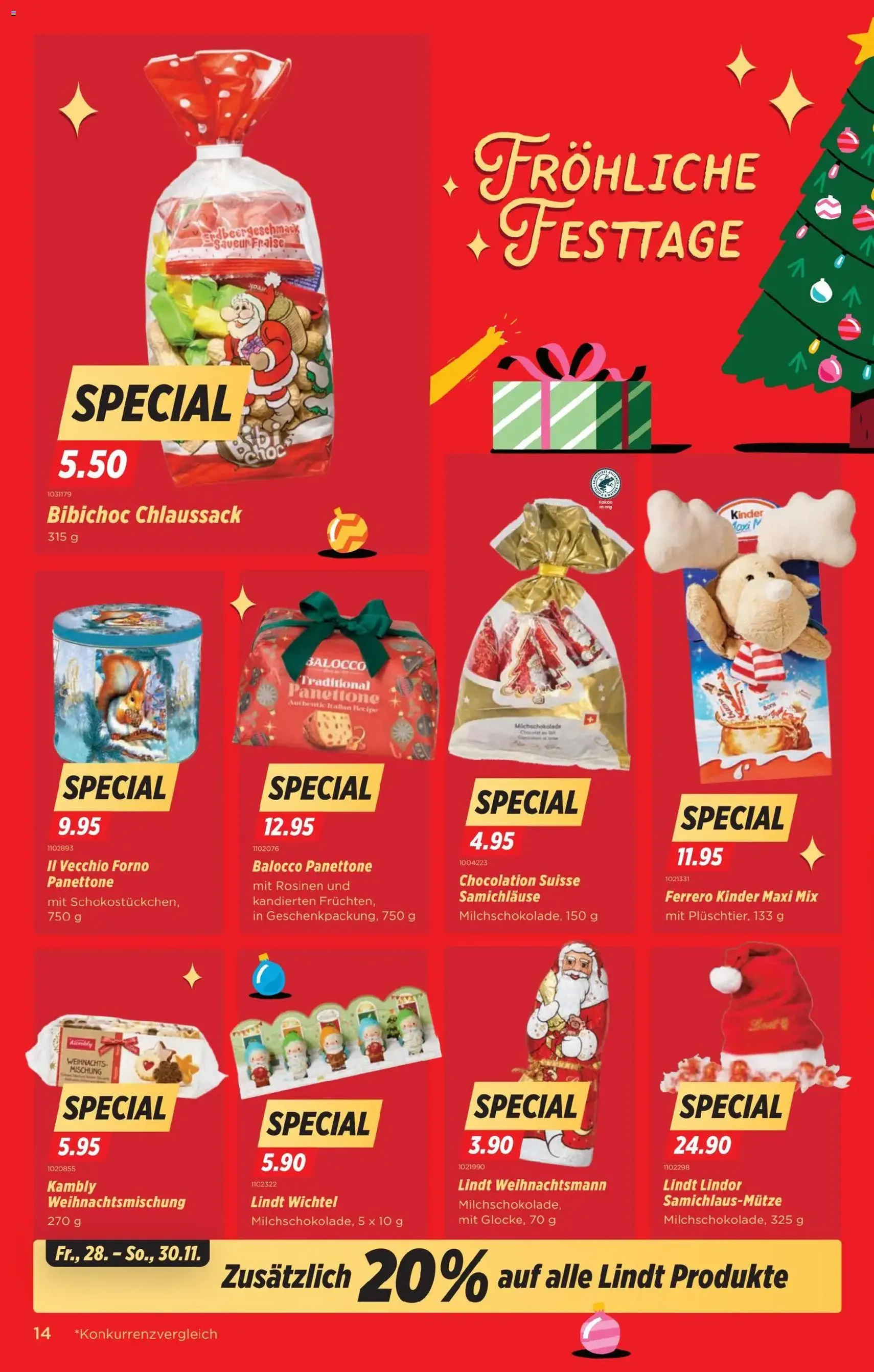 Denner Aktionen - Gültiger Prospekt ab 25.11.2025, Seite 14 von insgesamt 24