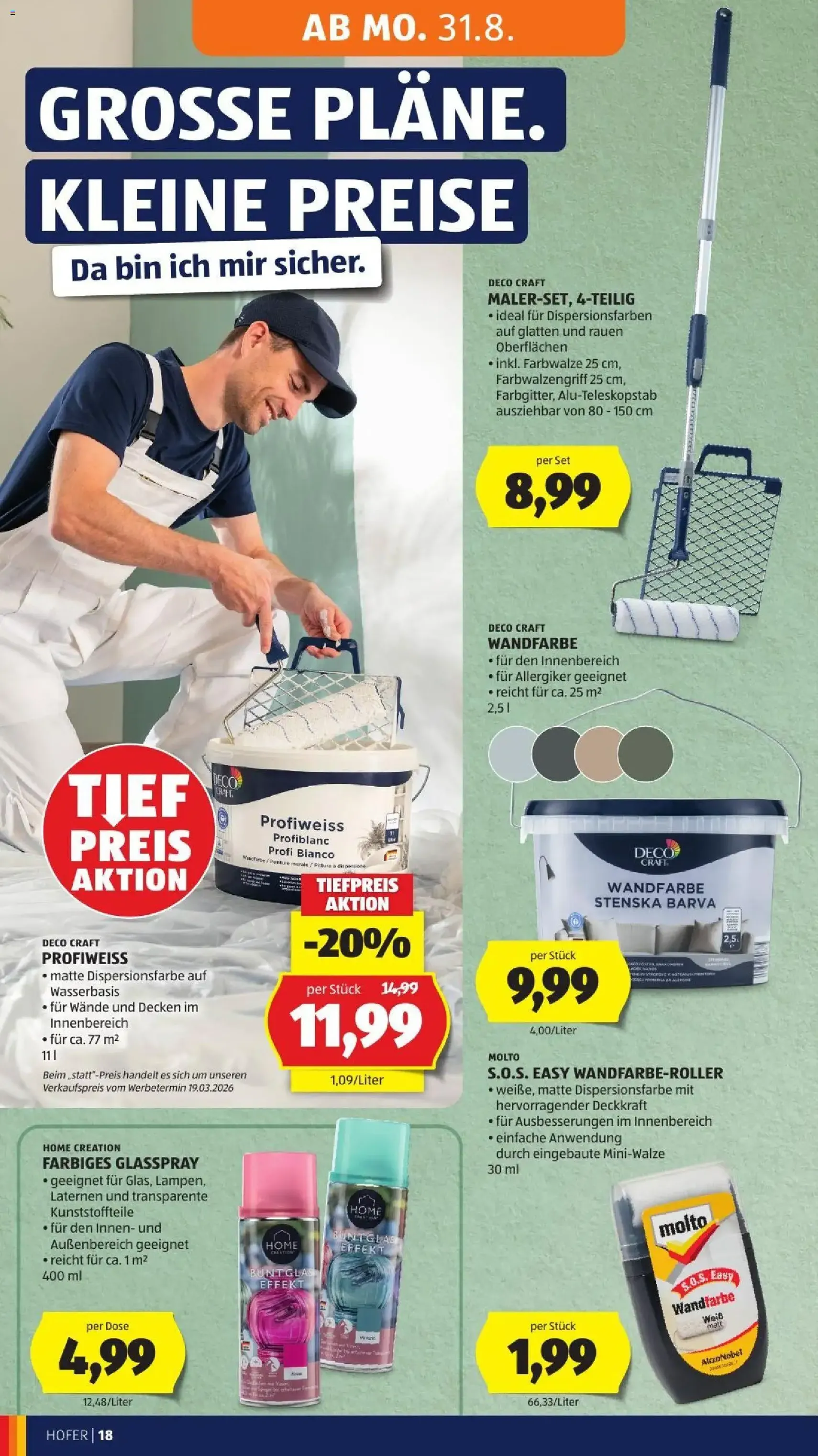 Hofer Flugblatt - Gültiger Prospekt ab 28.08.2026, Seite 30 von insgesamt 45