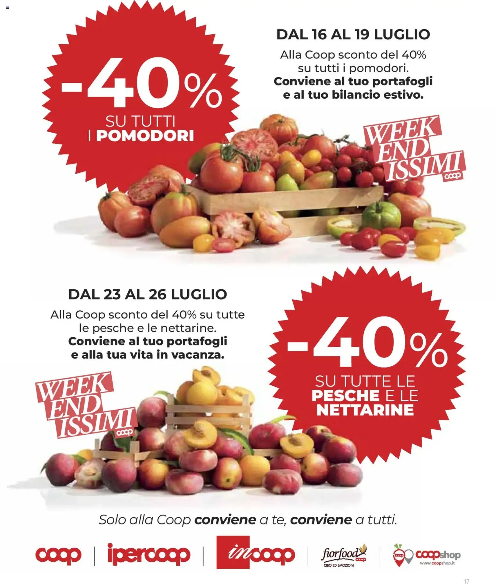 Ipercoop volantino - volantino valido dal 16/07/2026 pagina 17 di 50