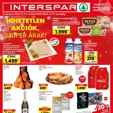 Interspar Akciós újság - szórólap előnézete érvényes 2025.12.04. -tól