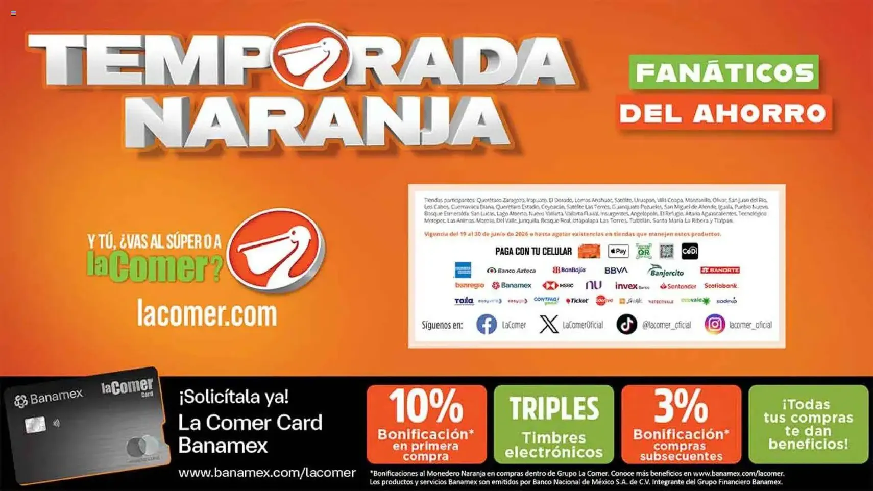 La Comer folleto - folleto válido desde 19/06/2026 página 84 de 84