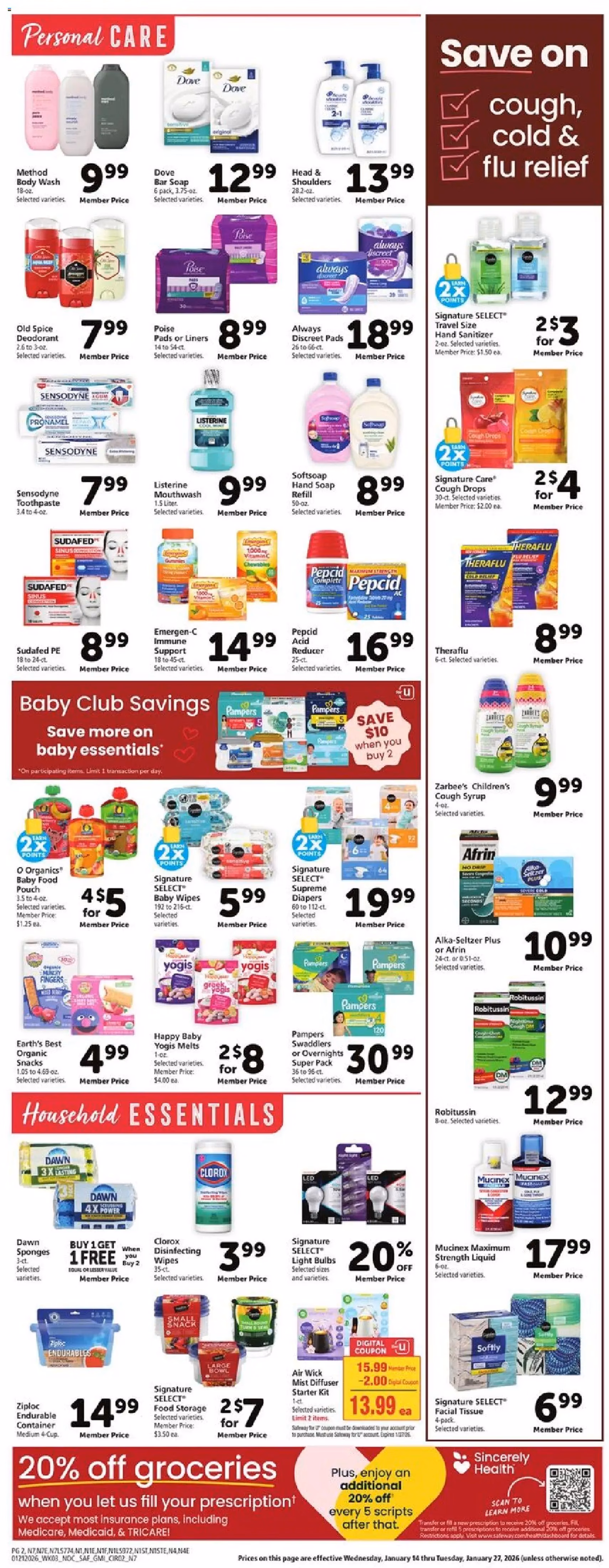 Safeway Weekly Ad - valid flyer from 01/21/2026, page 8 of 9