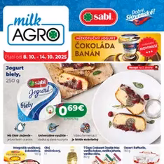 Milk Agro leták - náhľad letáku platný od 08.10.2025