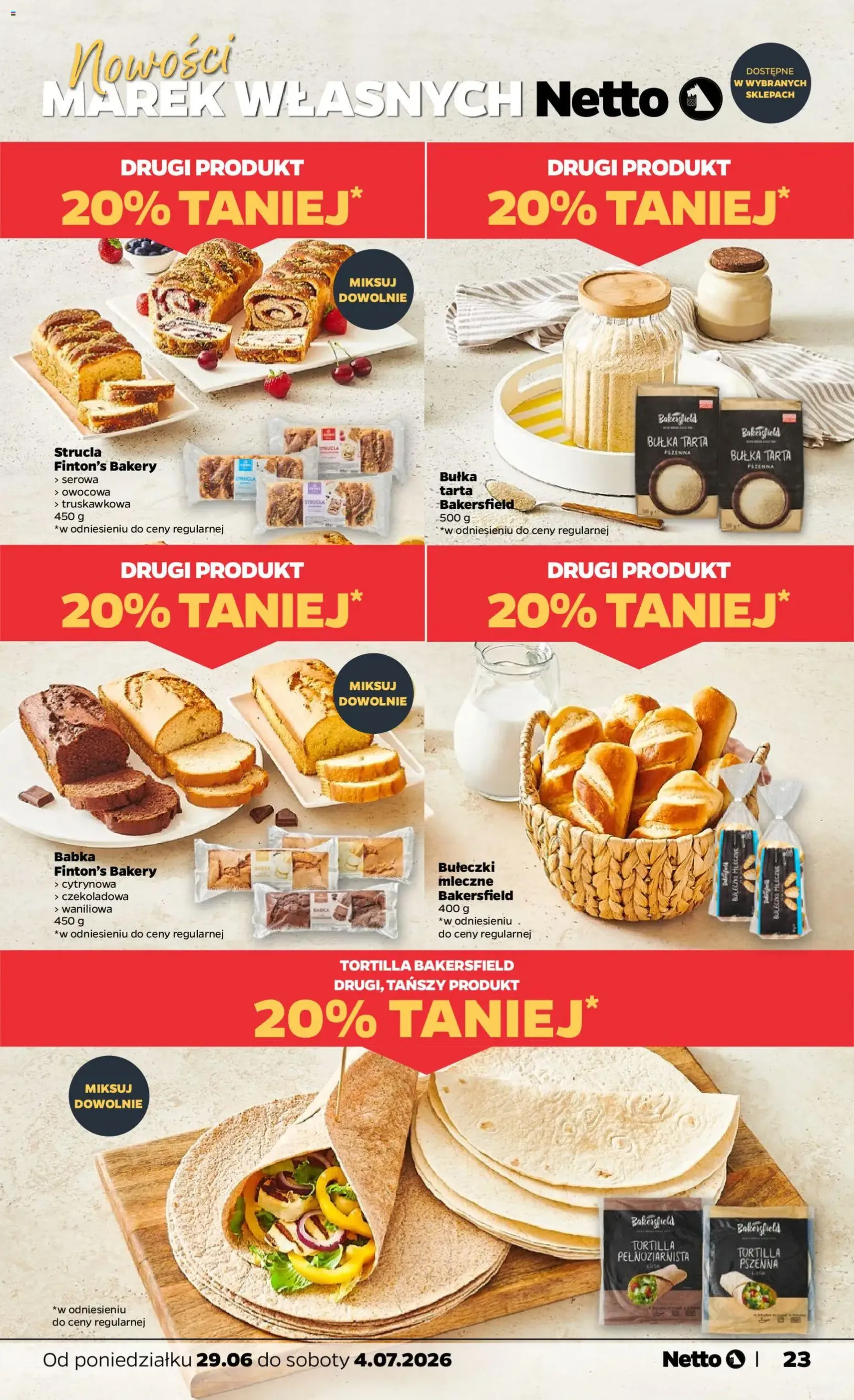 Netto gazetka od poniedziałku spożywcza - ważny gazetka od 29.06.2026 strona 23 z 37