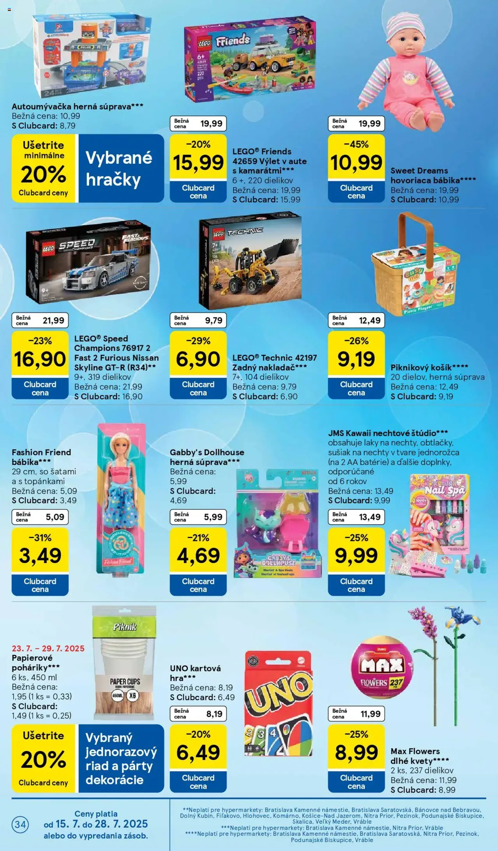 Tesco Hypermarket - leták - platný leták od 23.07.2025 strana 34 z 37 Tesco Hypermarket - leták - platný leták od 23.07.2025 strana 34 z 37