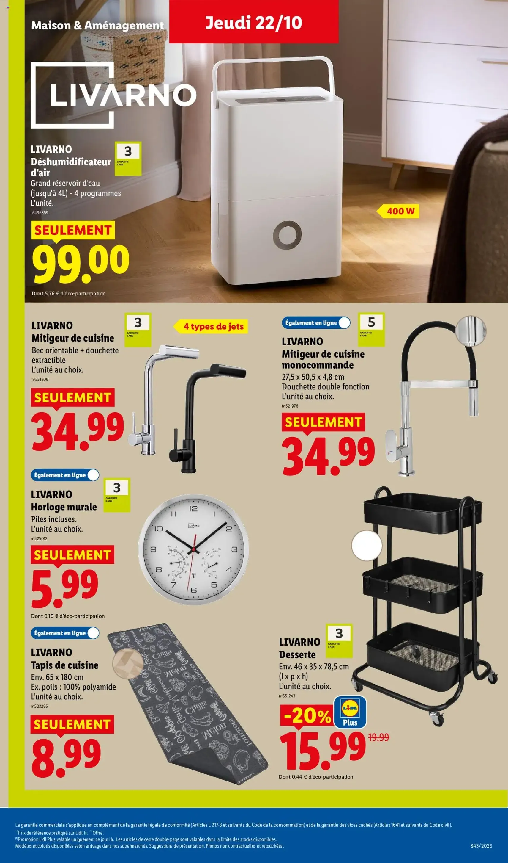 LIDL catalogue - brochure valable à partir du 22/10/2026, page 41 sur 66
