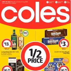 Coles Catalogue NSW - Flyer preview valid from 30/07/2025