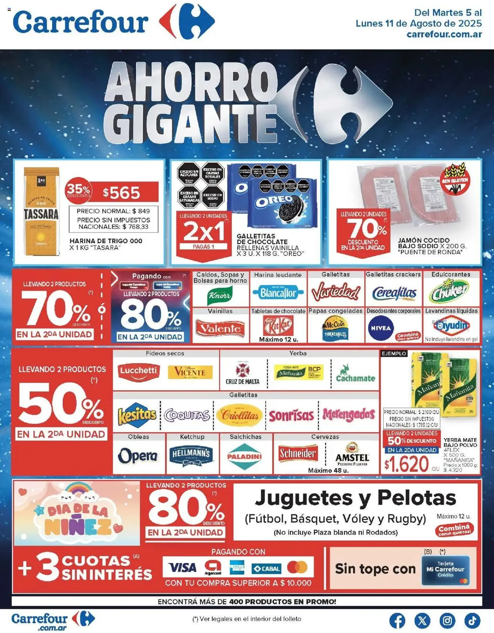 Carrefour ofertas - folleto válido desde 05/08/2025 página 1 de 28