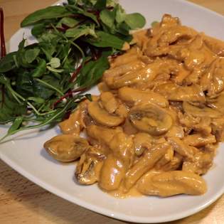 Recipe preview Chicken strogranoff