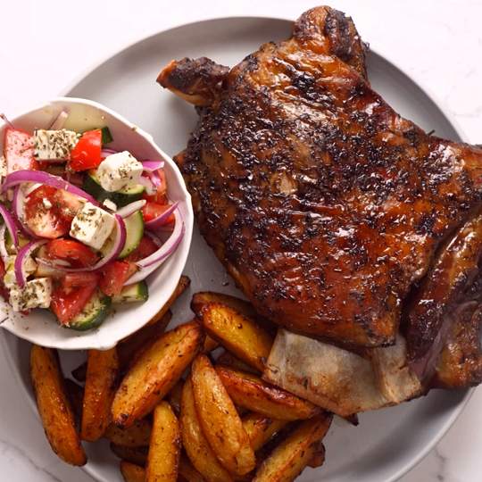 Anteprima ricetta Spalla di agnello marinata al forno