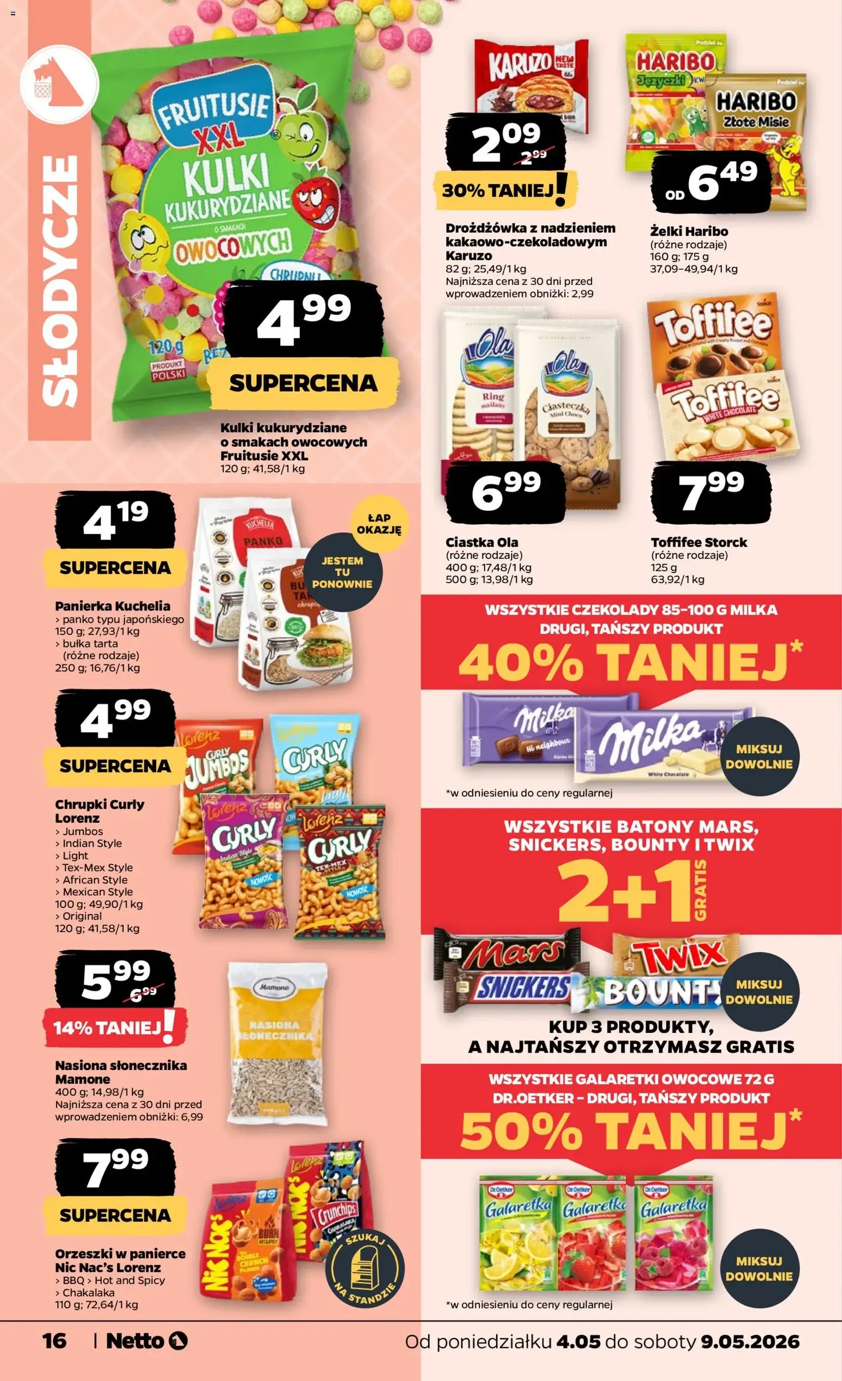Netto gazetka od poniedziałku spożywcza - ważny gazetka od 04.05.2026 strona 16 z 31