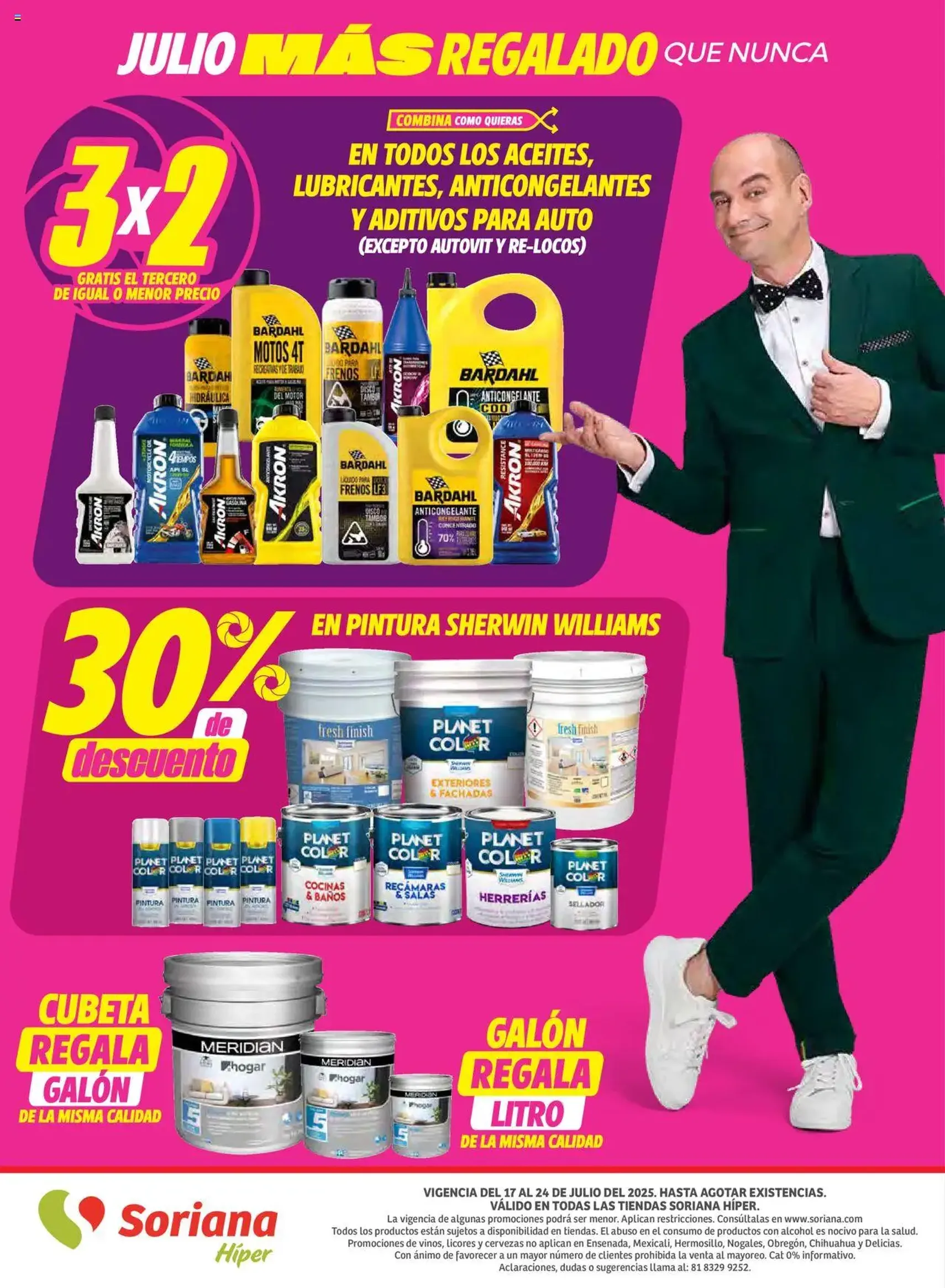 Soriana - Julio Regalado Híper Nacional - folleto válido desde 17/07/2025 página 30 de 30 Soriana - Julio Regalado Híper Nacional - folleto válido desde 17/07/2025 página 30 de 30