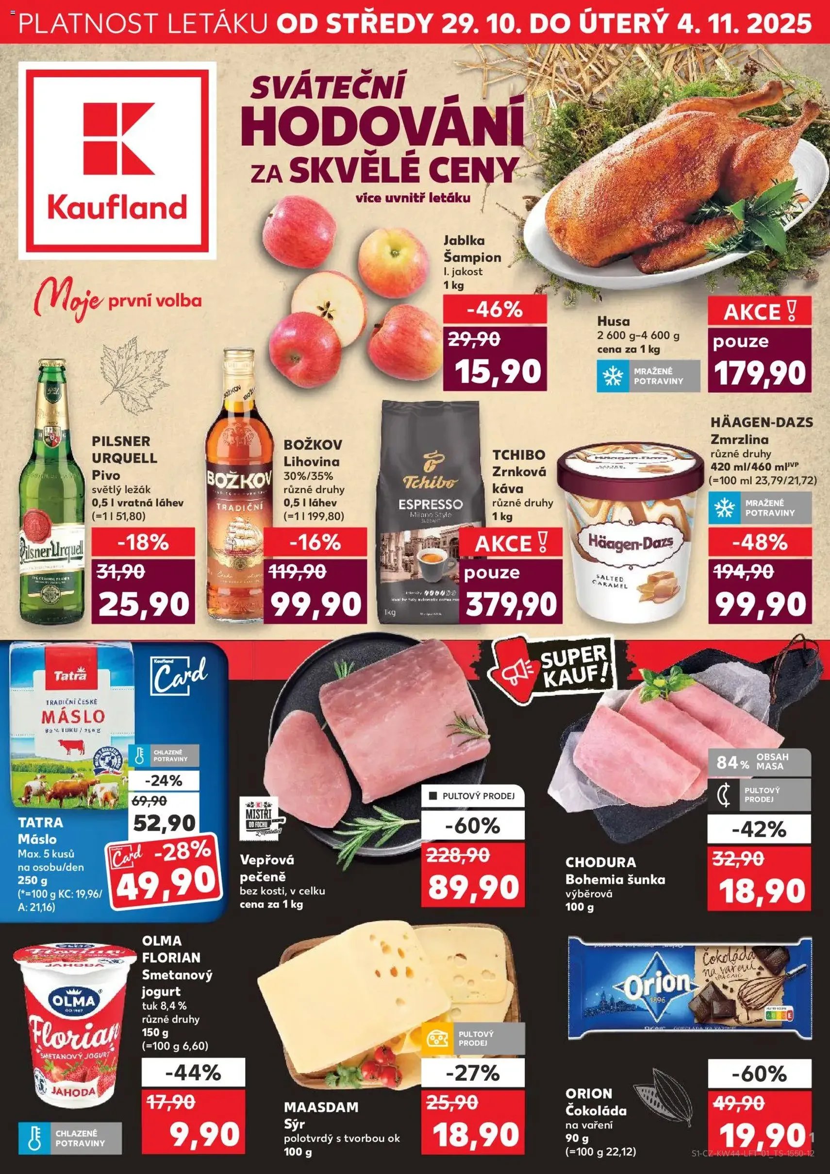 Kaufland leták - platný leták od 29.10.2025 strana 1 z 60