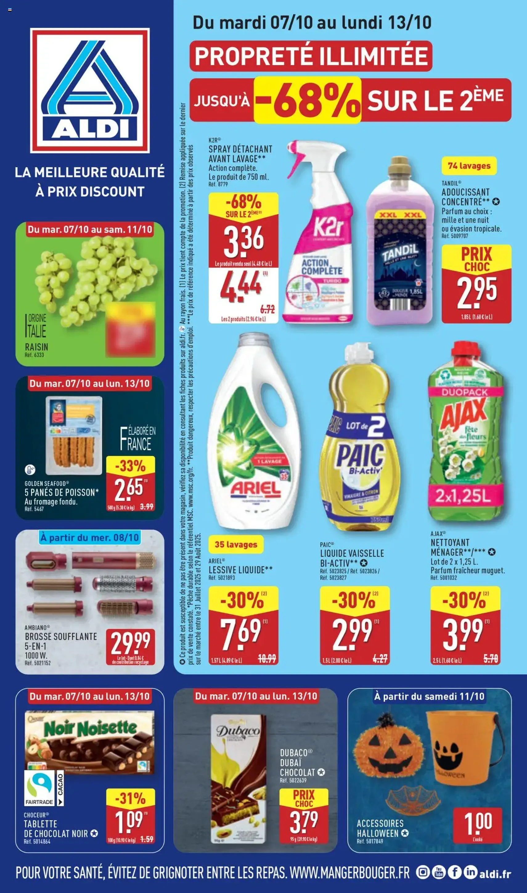 Aldi catalogue semaine 41 - brochure valable à partir du 07/10/2025, page 1 sur 54