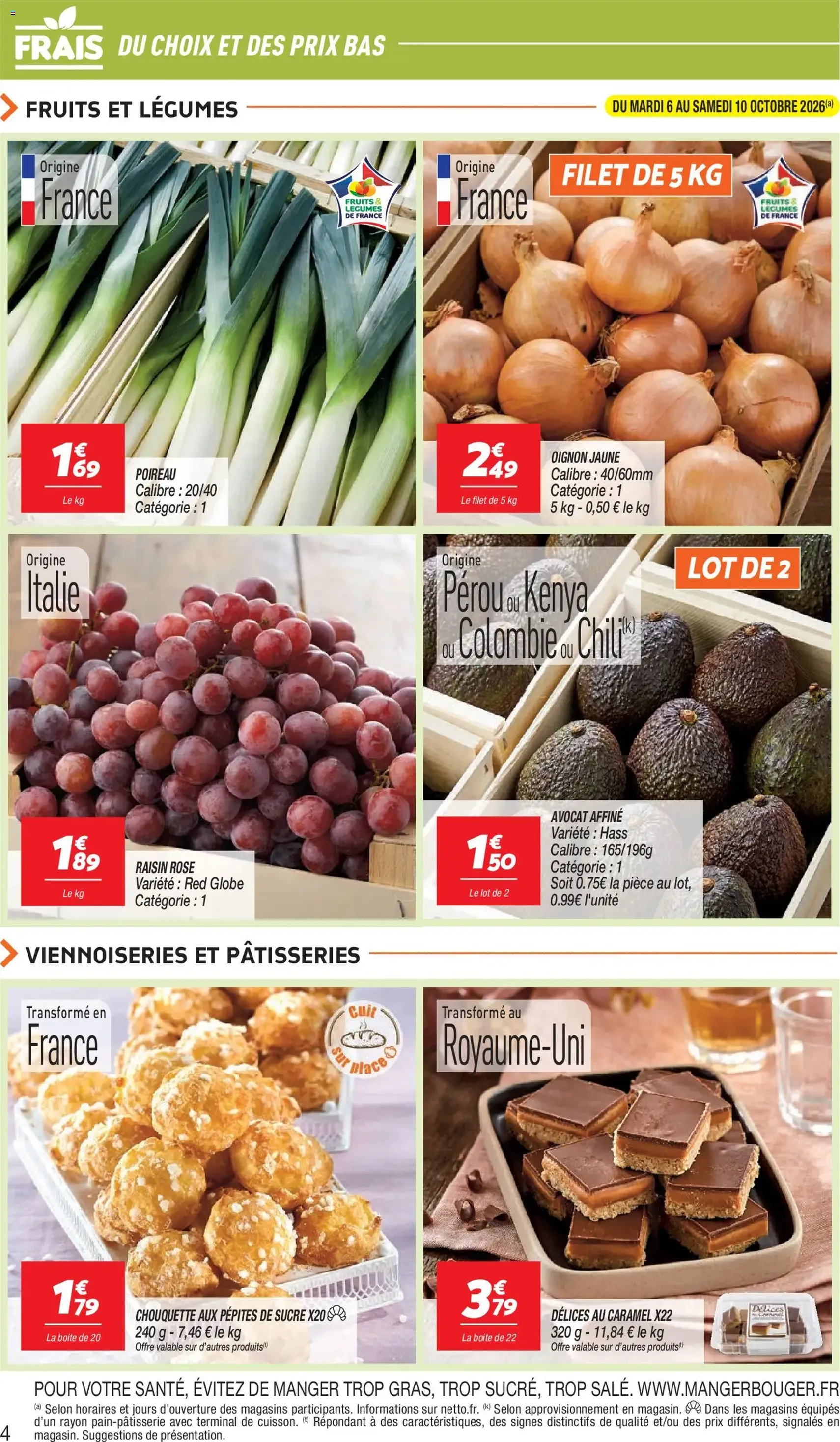 Netto catalogue - brochure valable à partir du 06/10/2026, page 4 sur 24