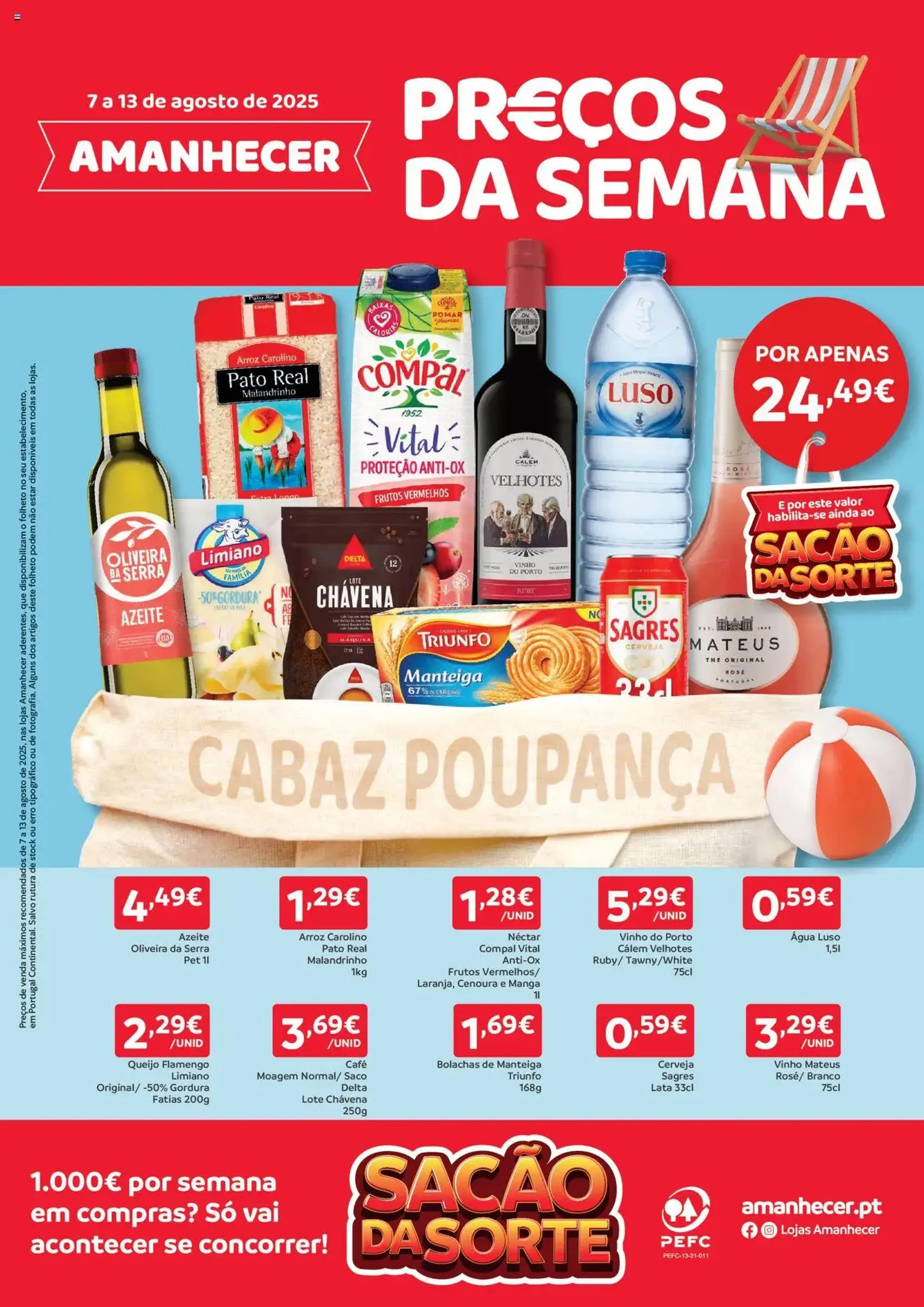 Amanhecer folheto - folheto válido a partir de 07/08/2025 página 1 de 4