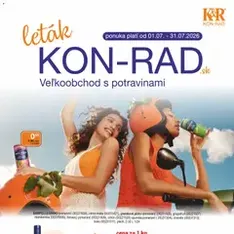 KON - RAD leták - náhľad letáku platný od 01.07.2026