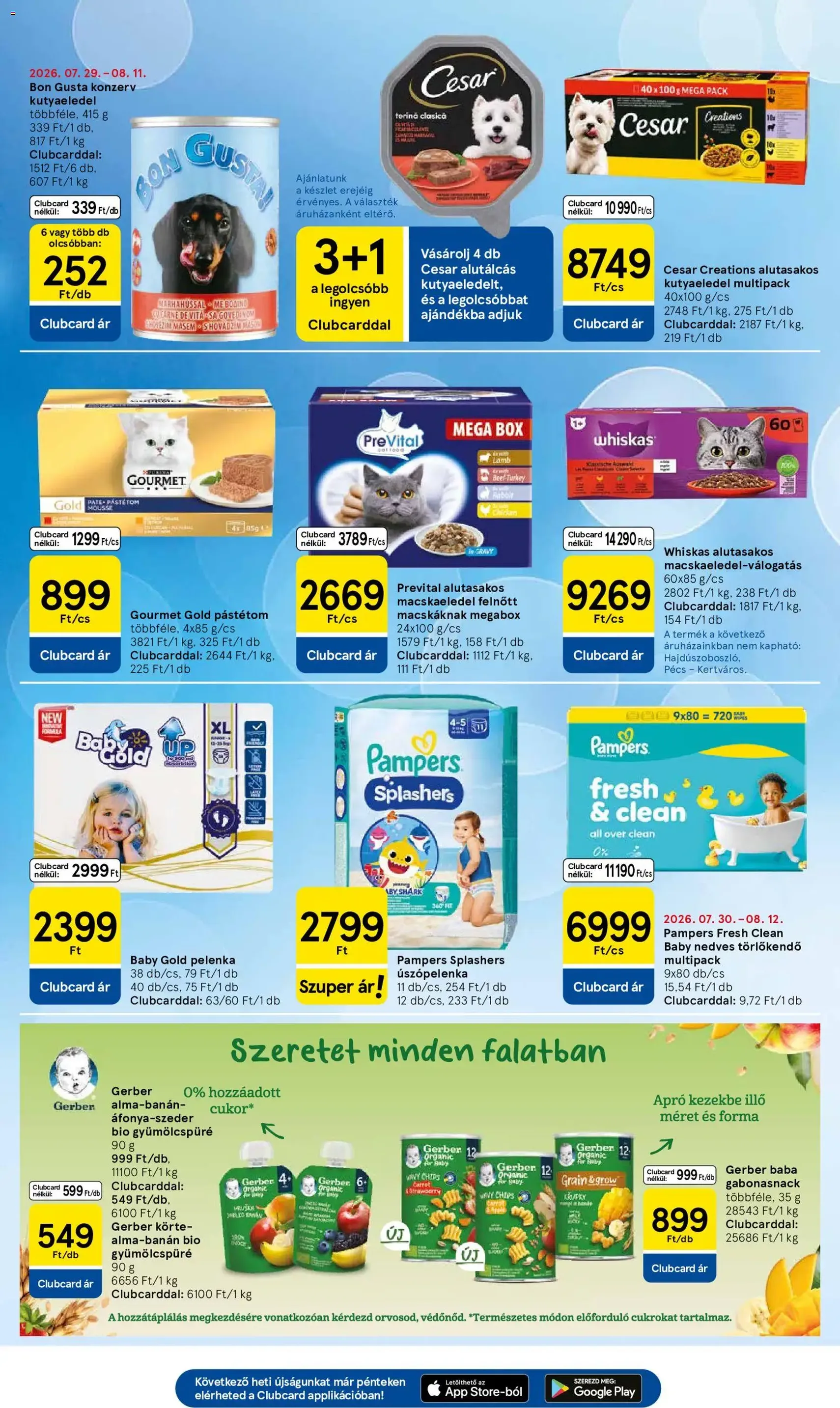 Tesco aktuális akciós újság - 2026.08.06. érvényes szórólap 27 oldal 32 oldalból
