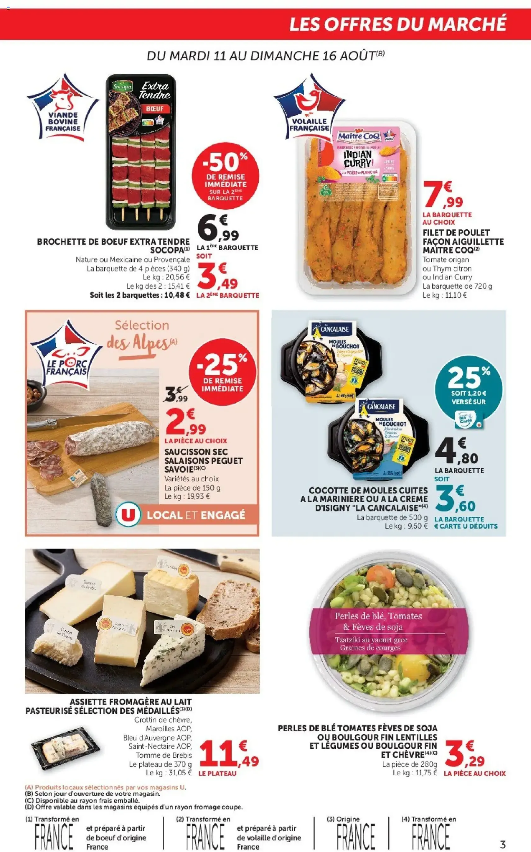 U Express catalogue - brochure valable à partir du 11/08/2026, page 3 sur 12
