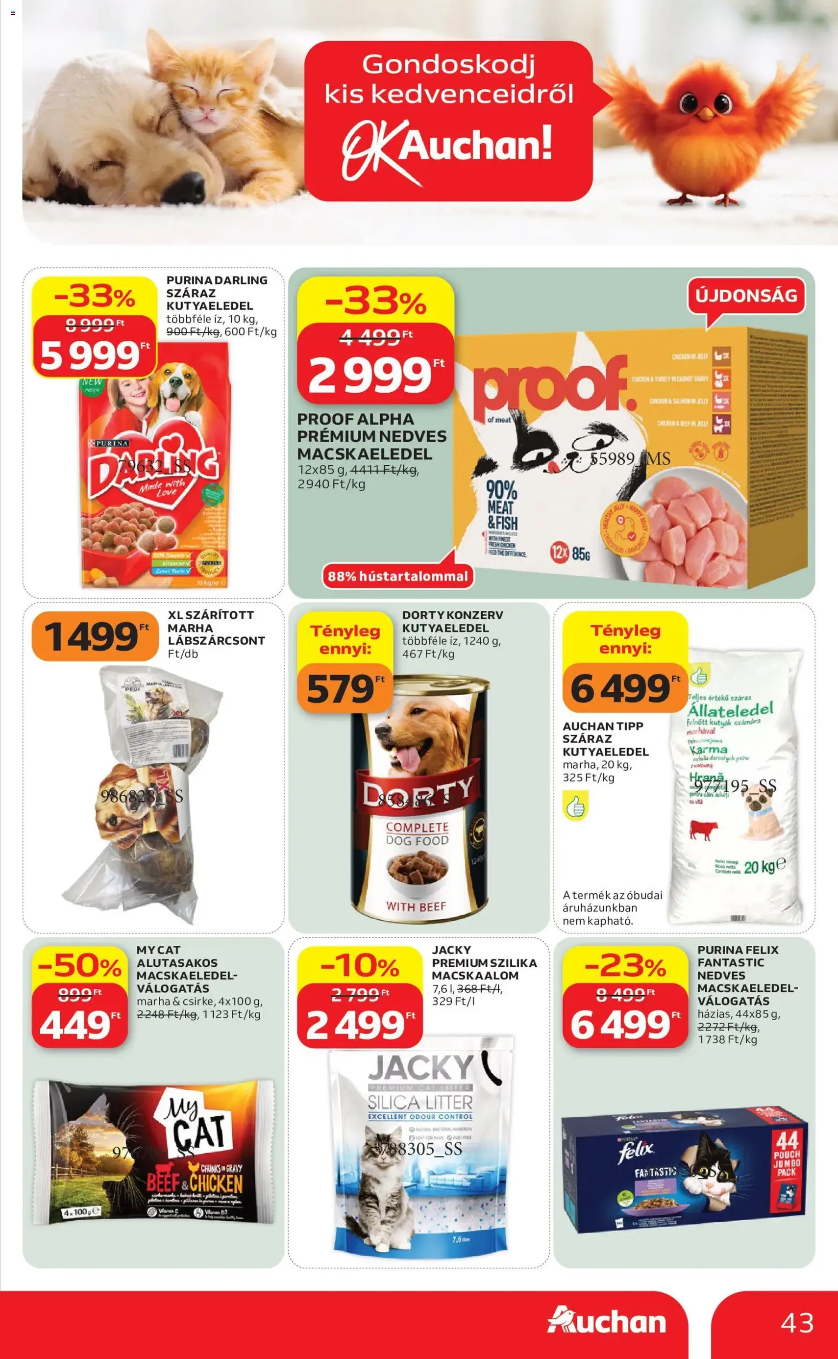 Auchan akciós újság - 2026.07.09. érvényes szórólap 43 oldal 50 oldalból